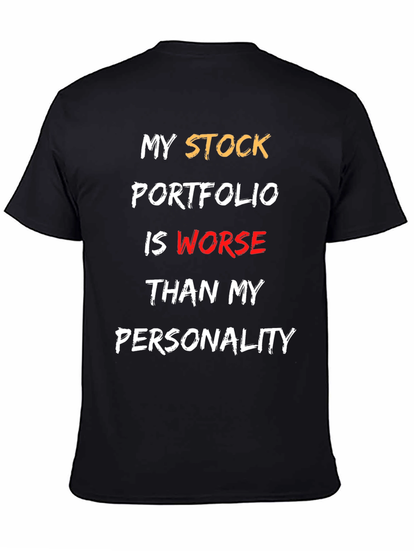 Stock Portfolio T-Shirt: Funny Finance Humor Tee