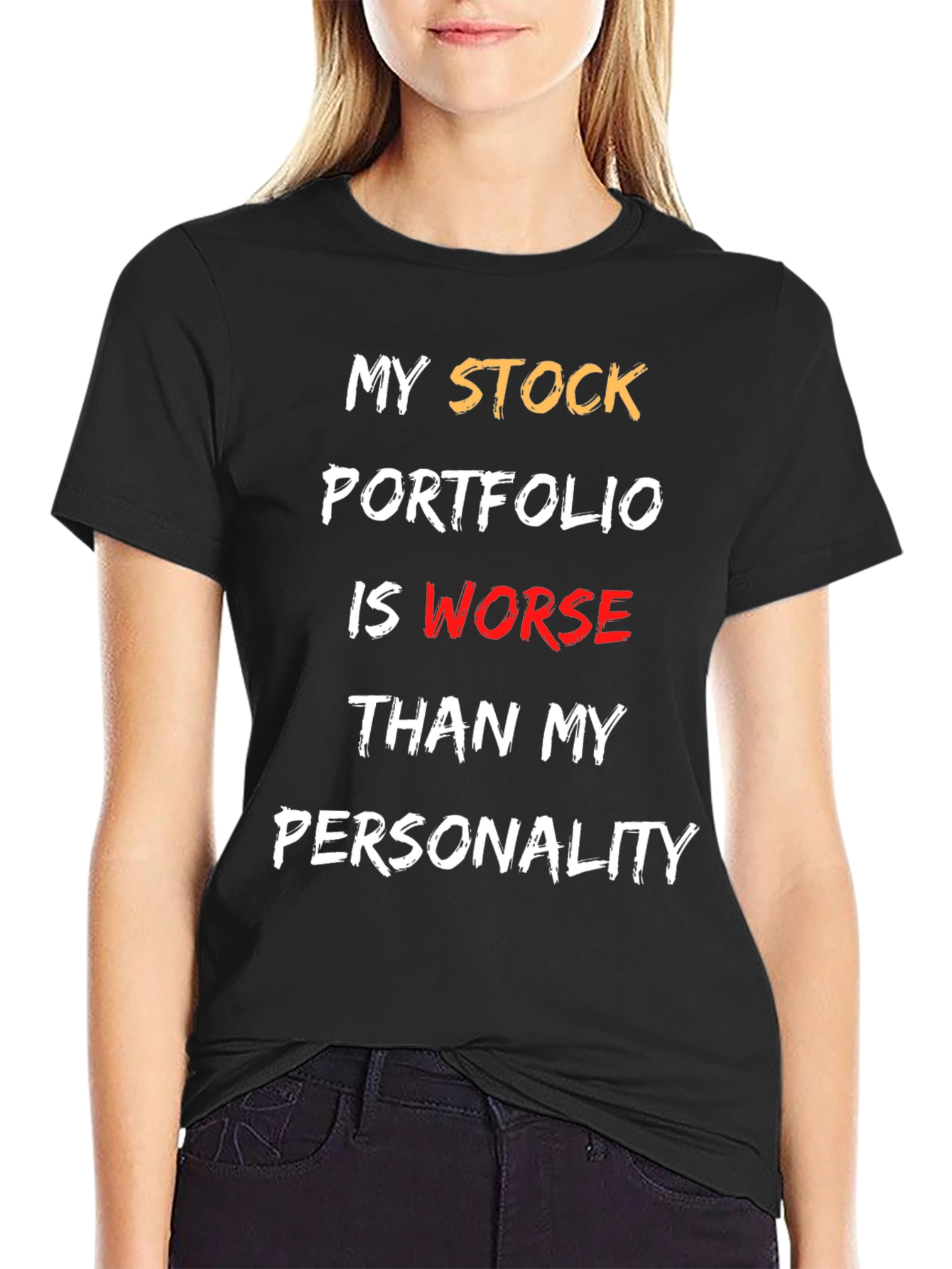 Stock Portfolio T-Shirt: Funny Finance Humor Tee