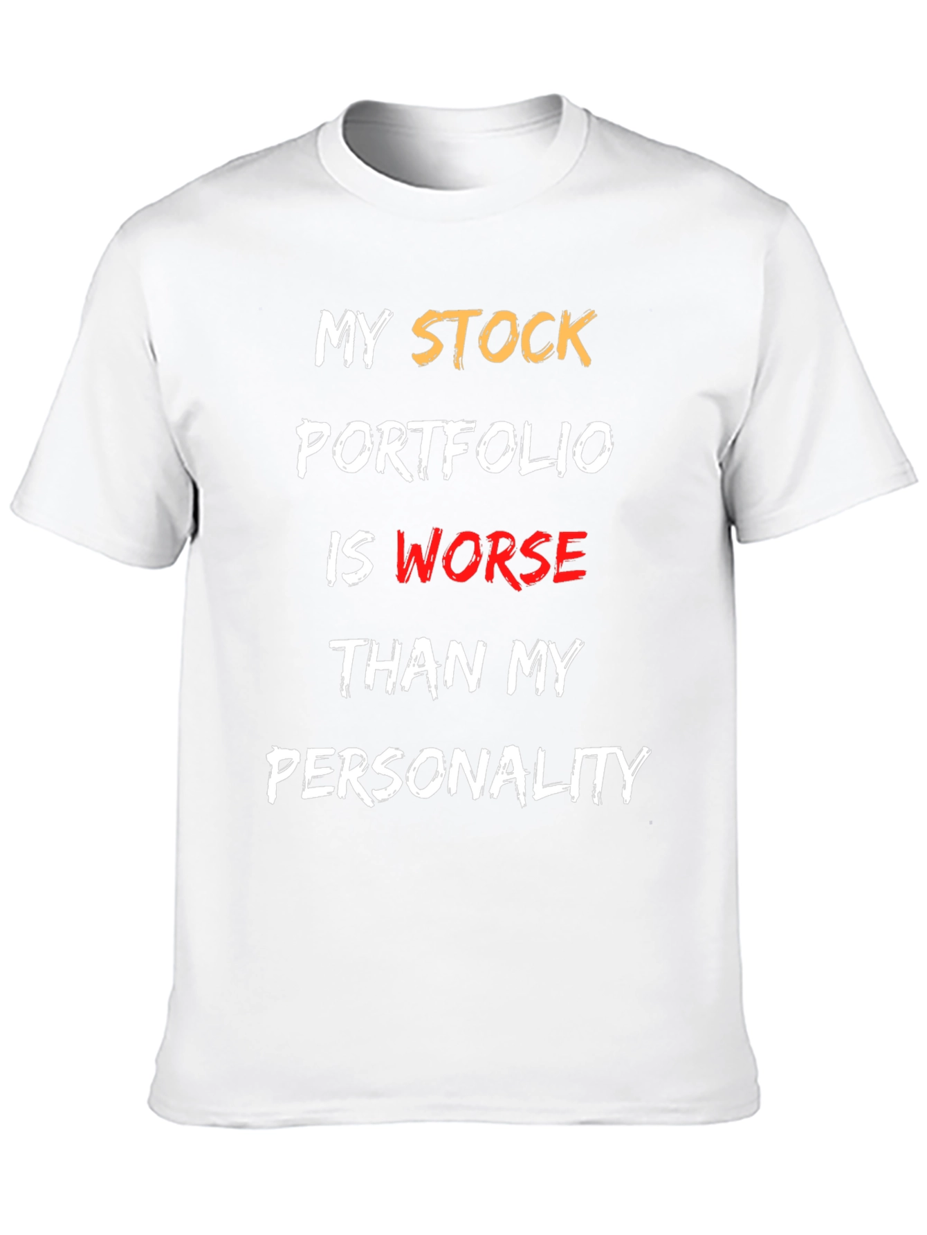 Stock Portfolio T-Shirt: Funny Finance Humor Tee