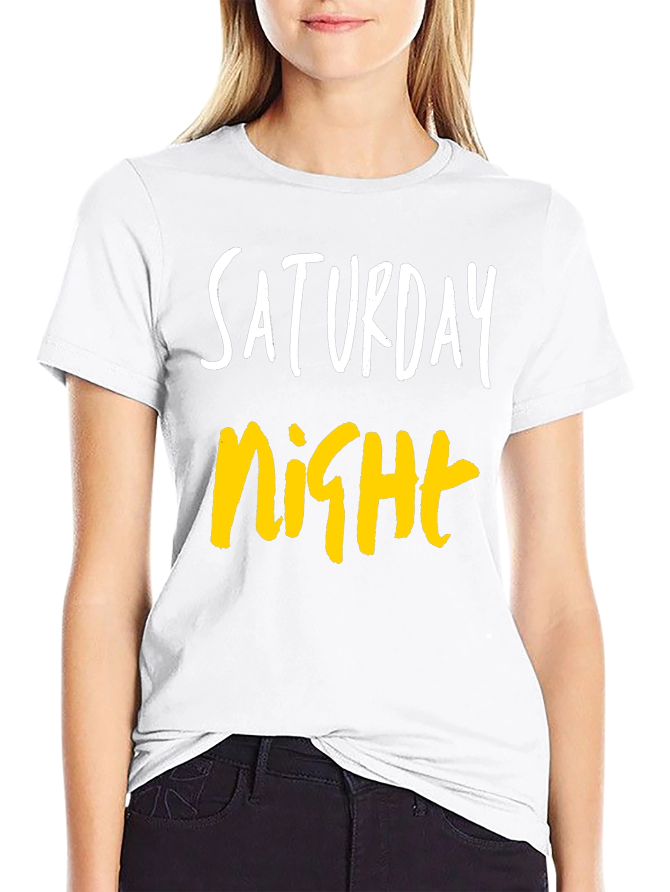 Saturday Night Graphic Tee - Casual Comfort