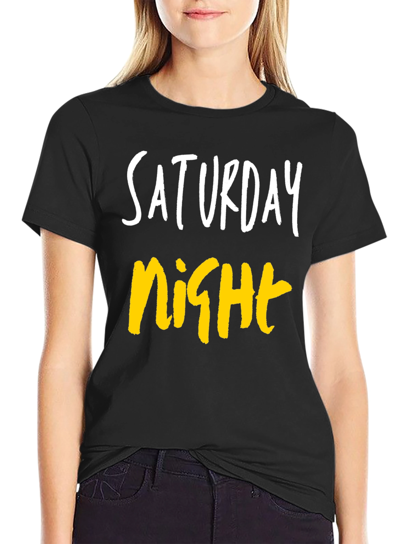 Saturday Night Graphic Tee - Casual Comfort