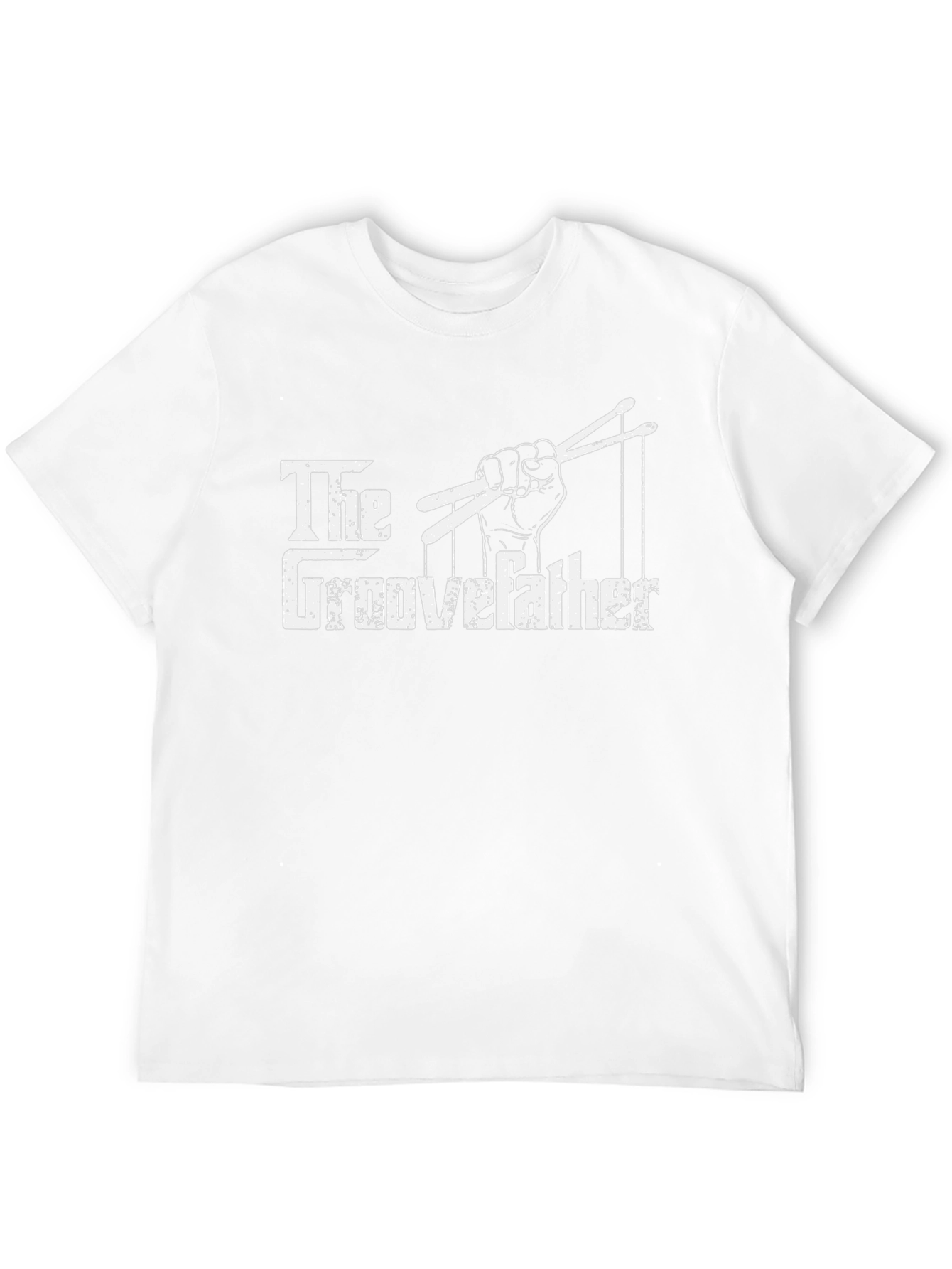 The Groovefather Drummer T-Shirt Black