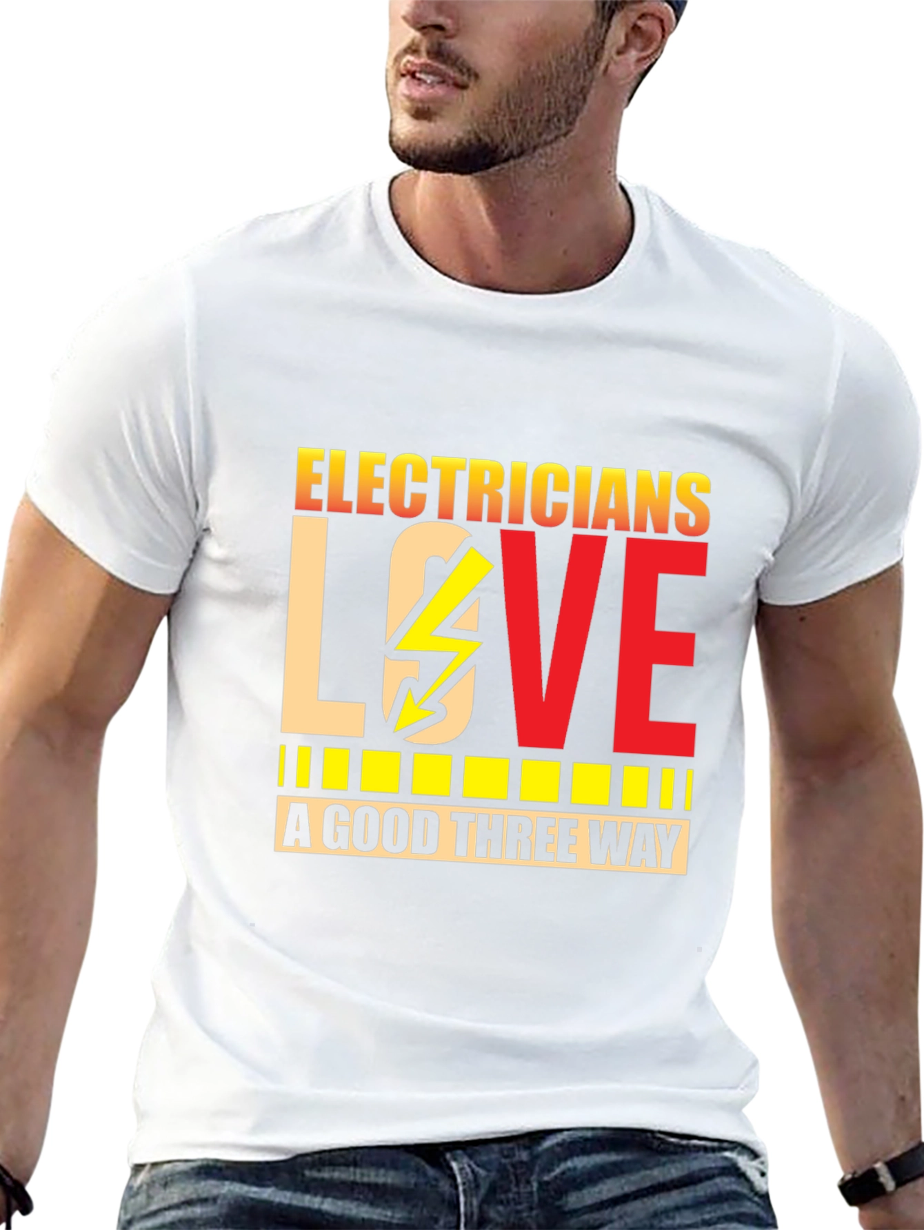 Electricians LOVE a Good Three Way Funny T-Shirt