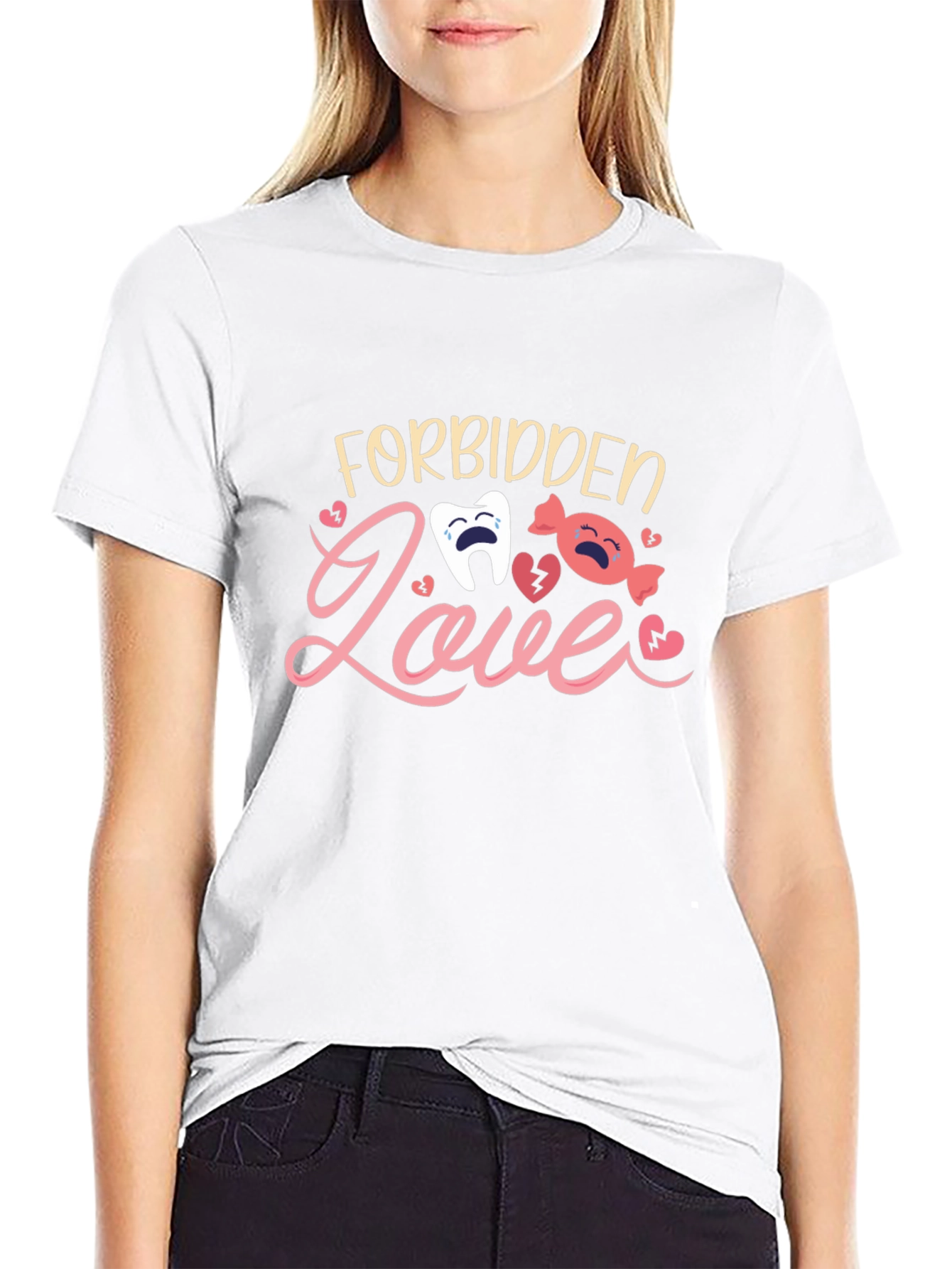 Forbidden Love Dental Humor Graphic Tee