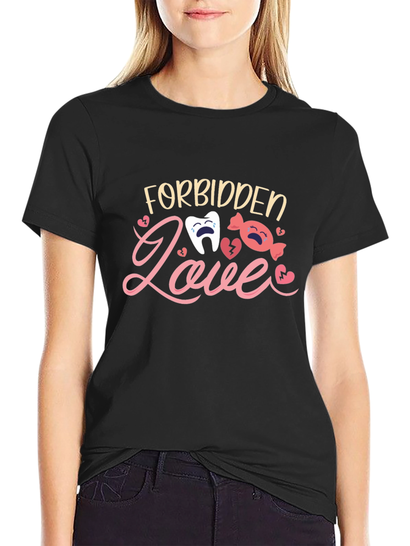 Forbidden Love Dental Humor Graphic Tee