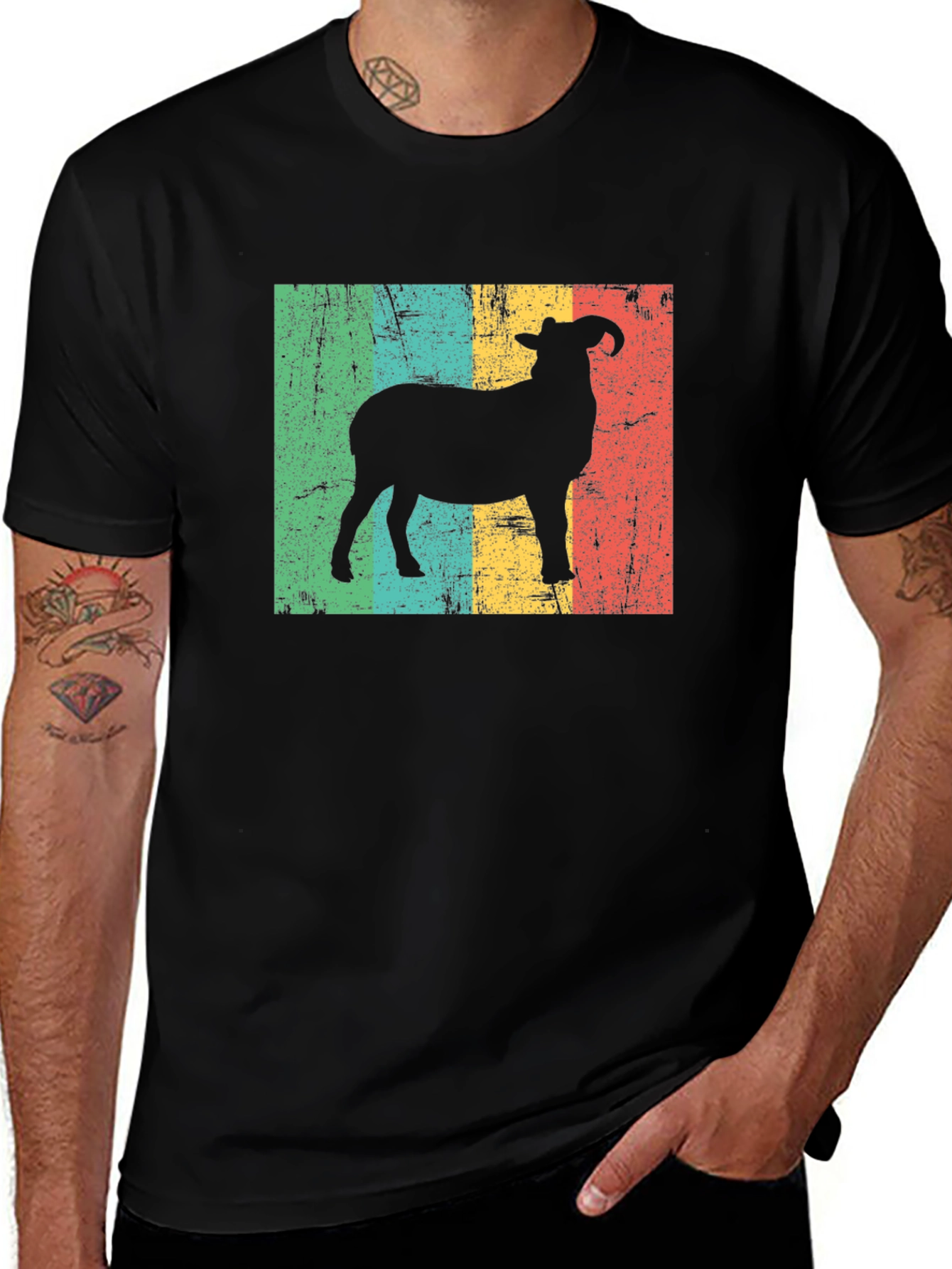Retro Ram Graphic T-Shirt
