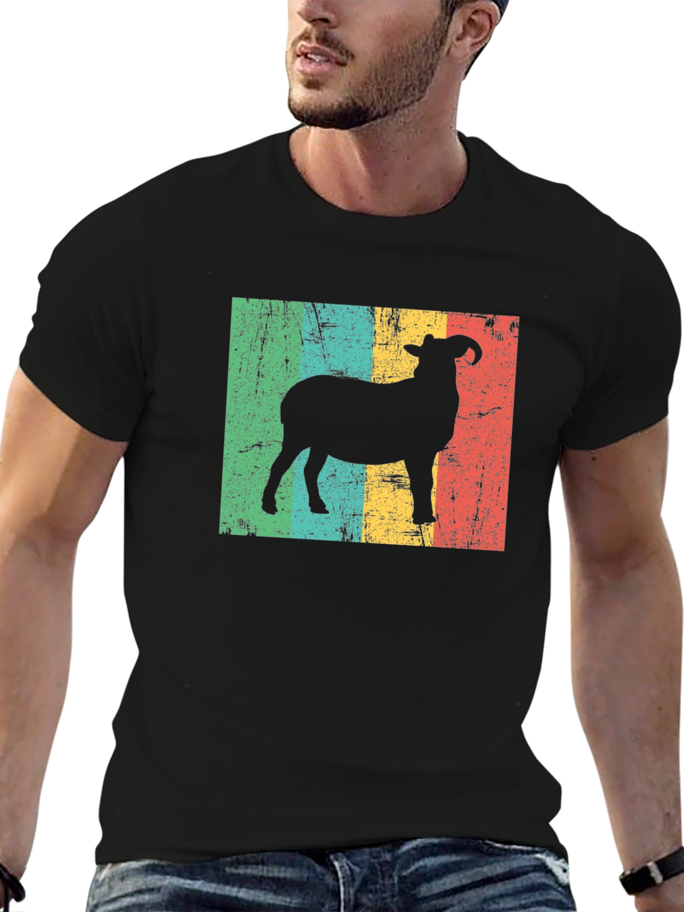 Retro Ram Graphic T-Shirt