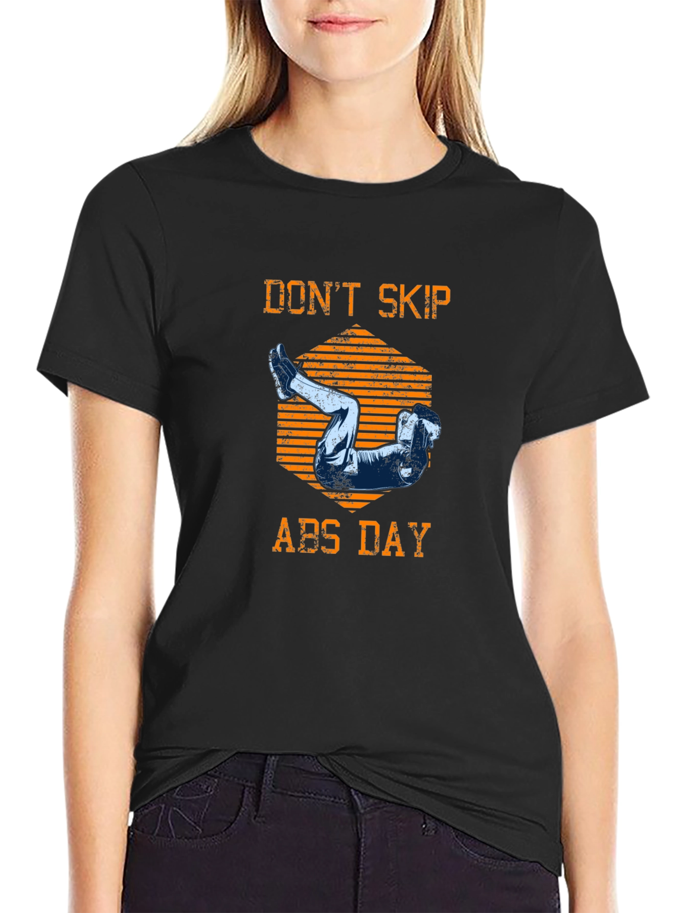 Dont Skip Abs Day Graphic T-Shirt