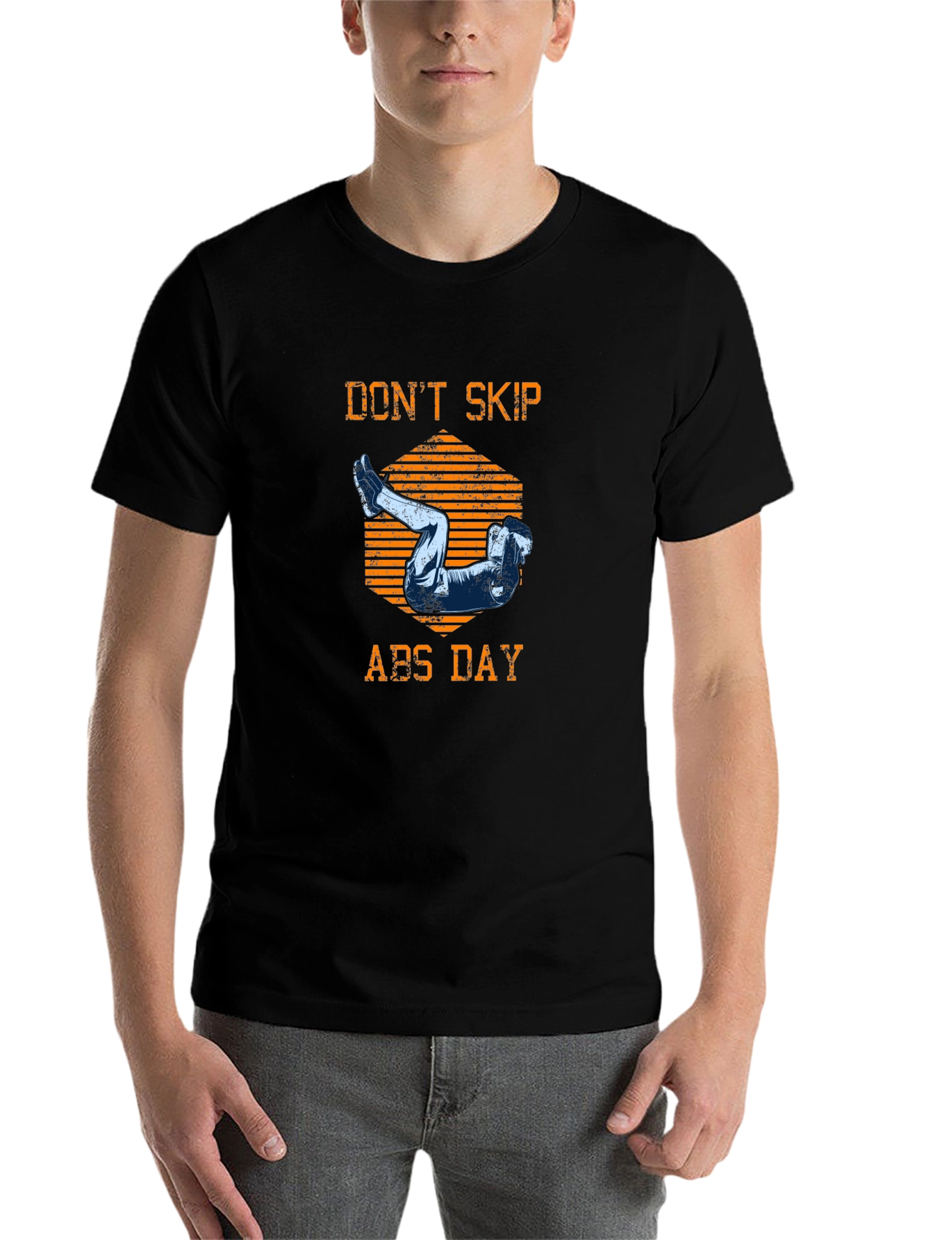 Dont Skip Abs Day Graphic T-Shirt