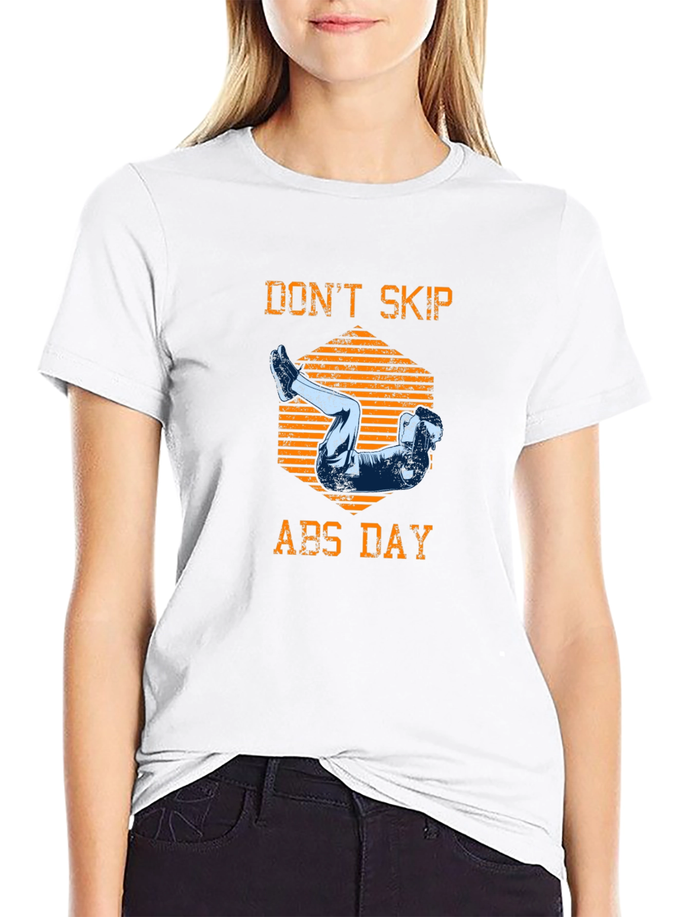 Dont Skip Abs Day Graphic T-Shirt
