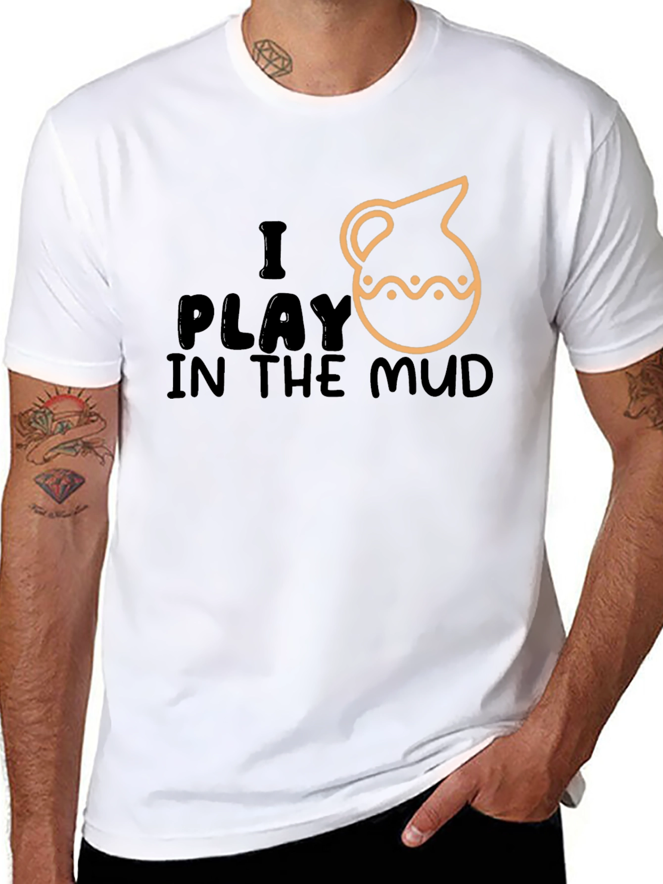 I Mud Play Black T-Shirt
