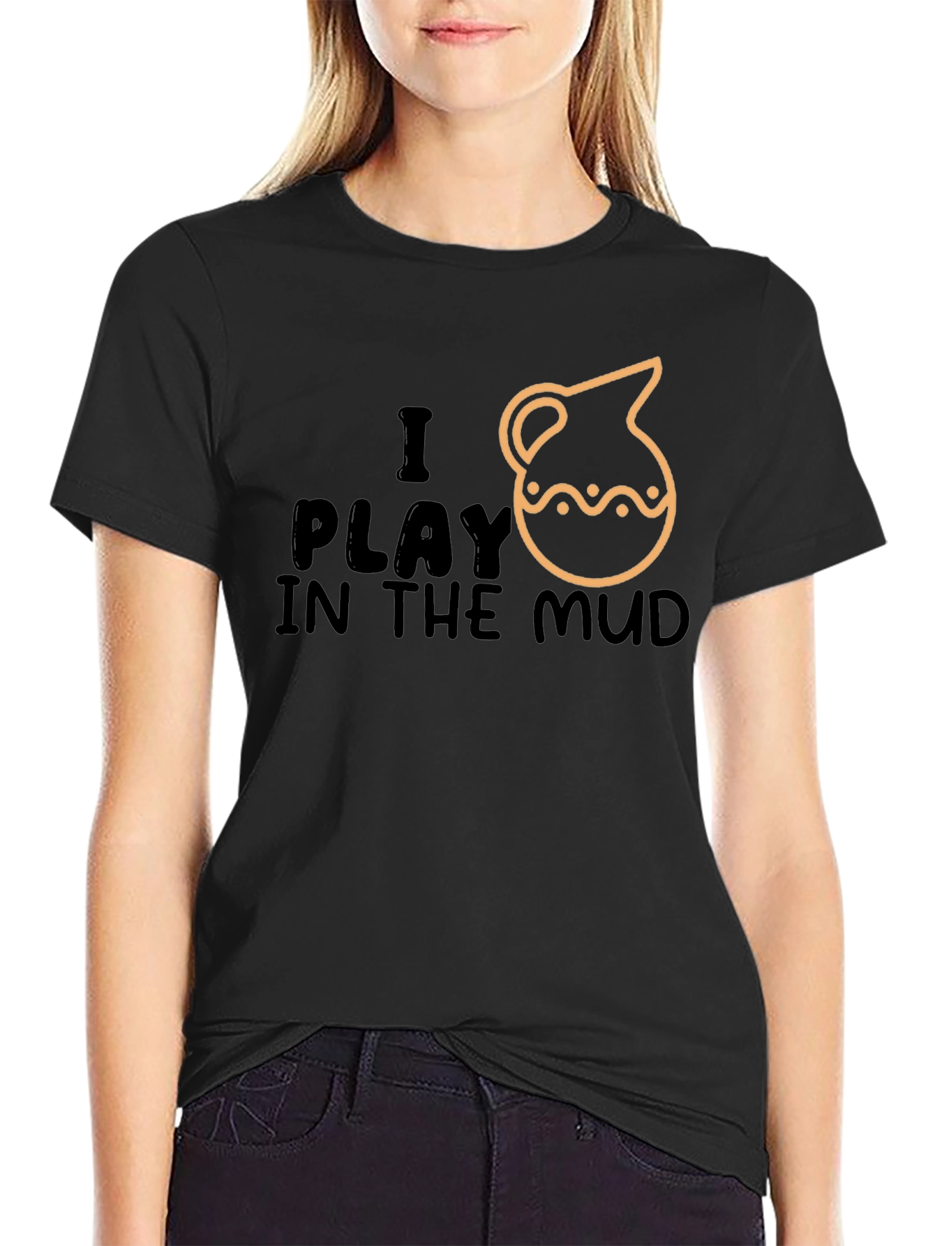 I Mud Play Black T-Shirt