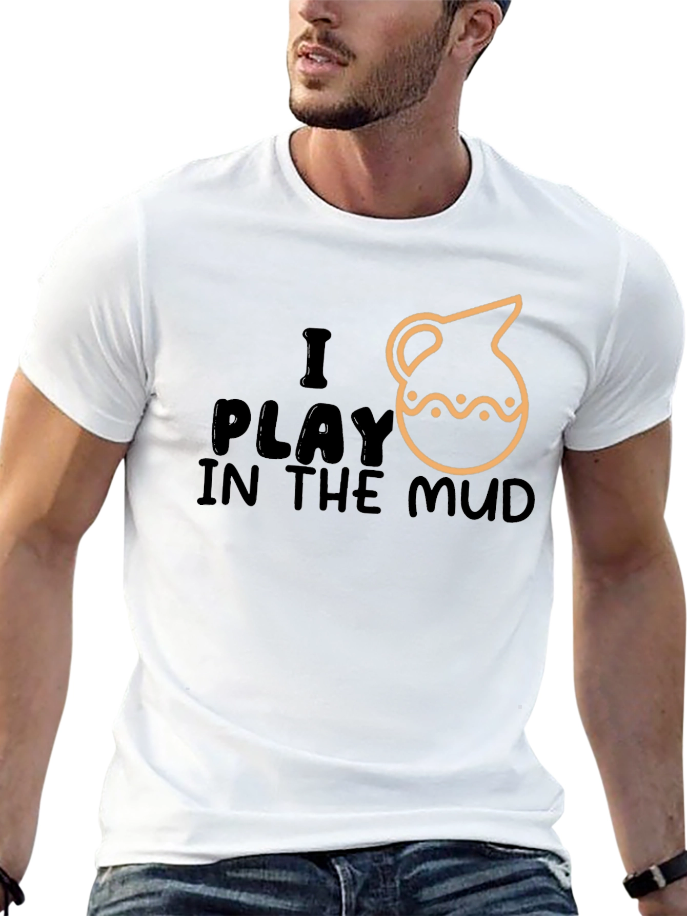 I Mud Play Black T-Shirt