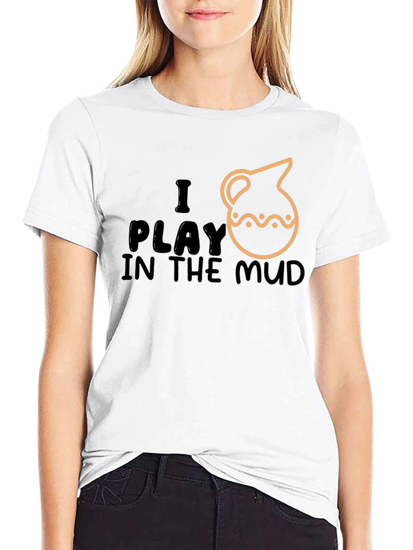 I Mud Play Black T-Shirt