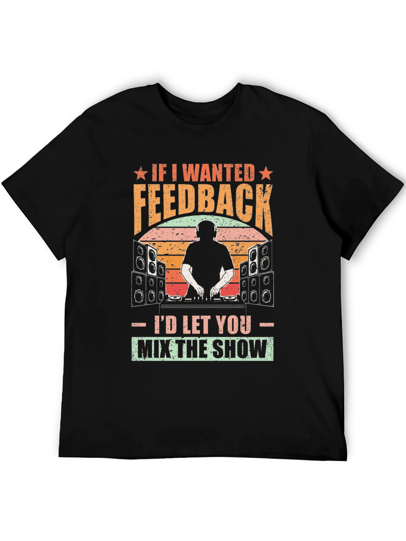 DJ Feedback Graphic T-Shirt - Music Lover Tee