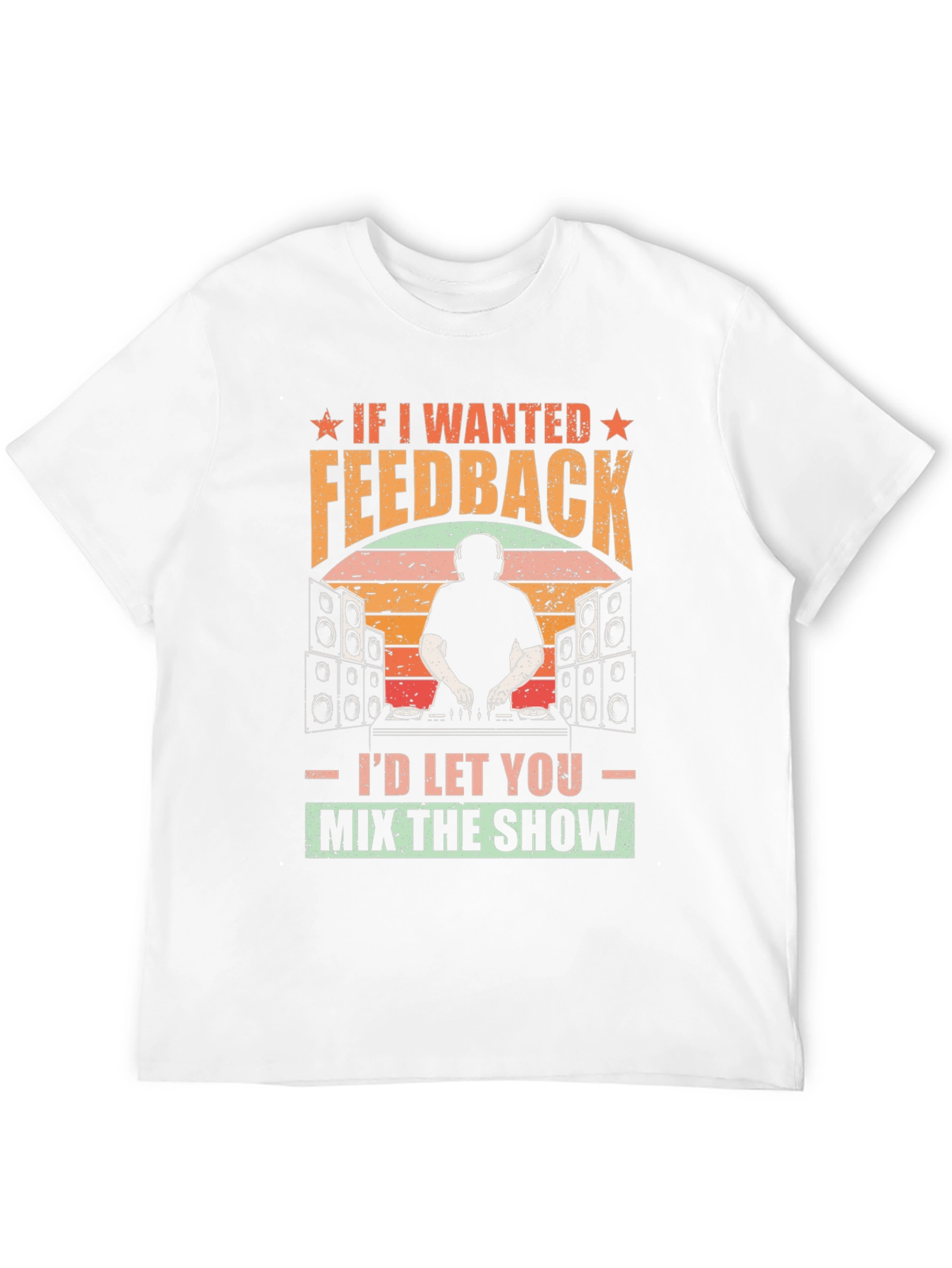 DJ Feedback Graphic T-Shirt - Music Lover Tee