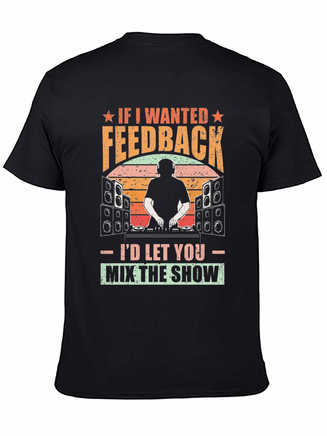 DJ Feedback Graphic T-Shirt - Music Lover Tee