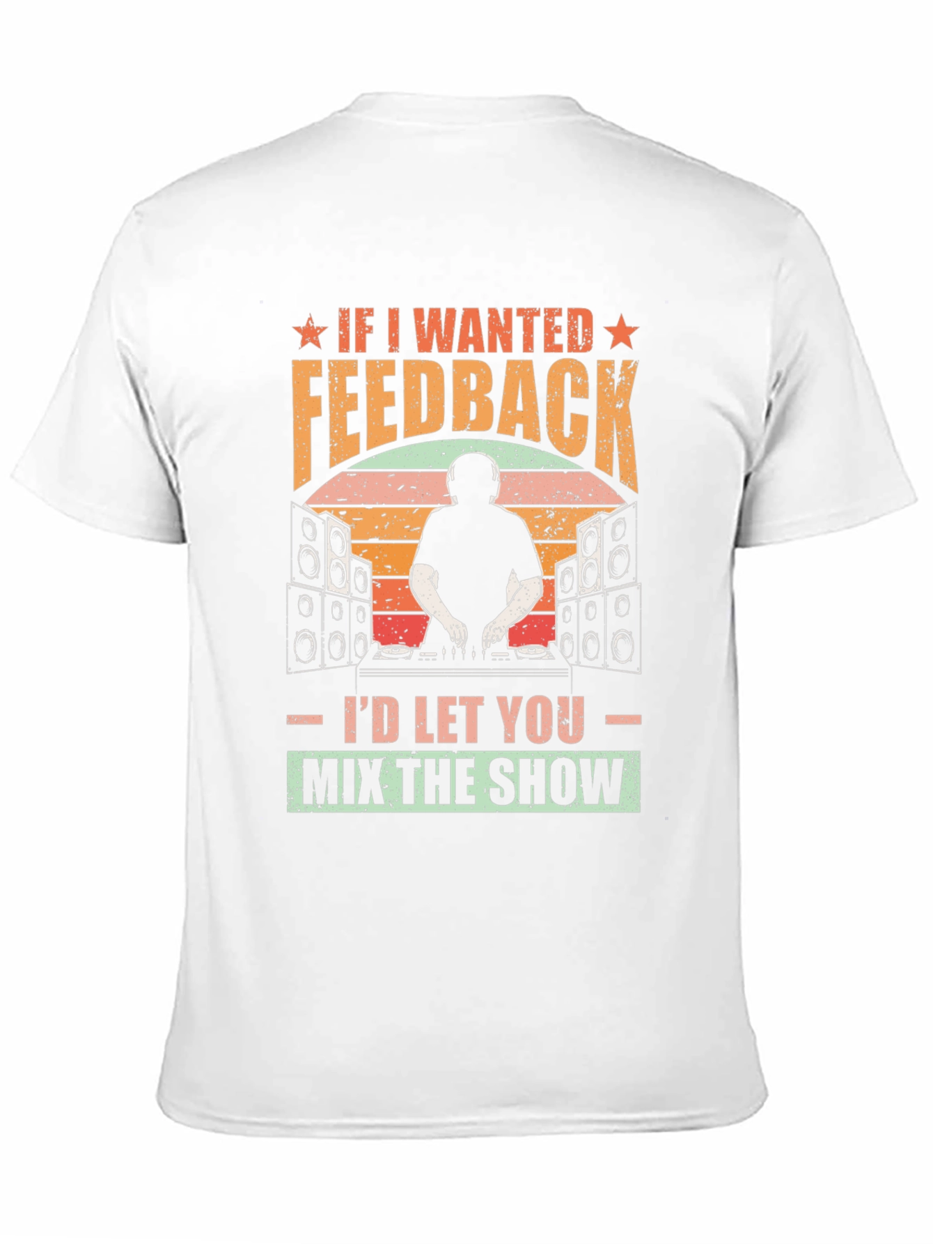 DJ Feedback Graphic T-Shirt - Music Lover Tee