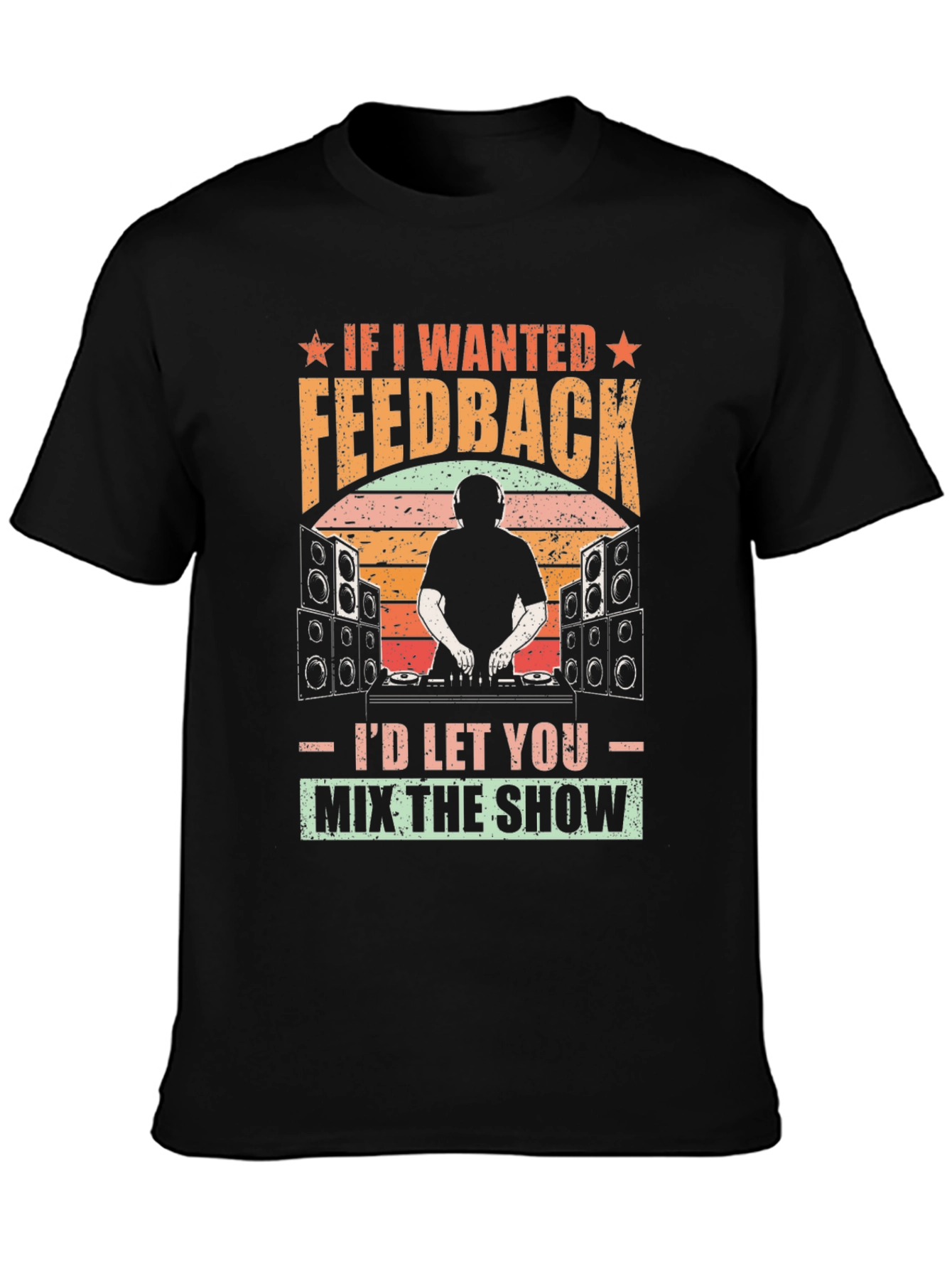 DJ Feedback Graphic T-Shirt - Music Lover Tee