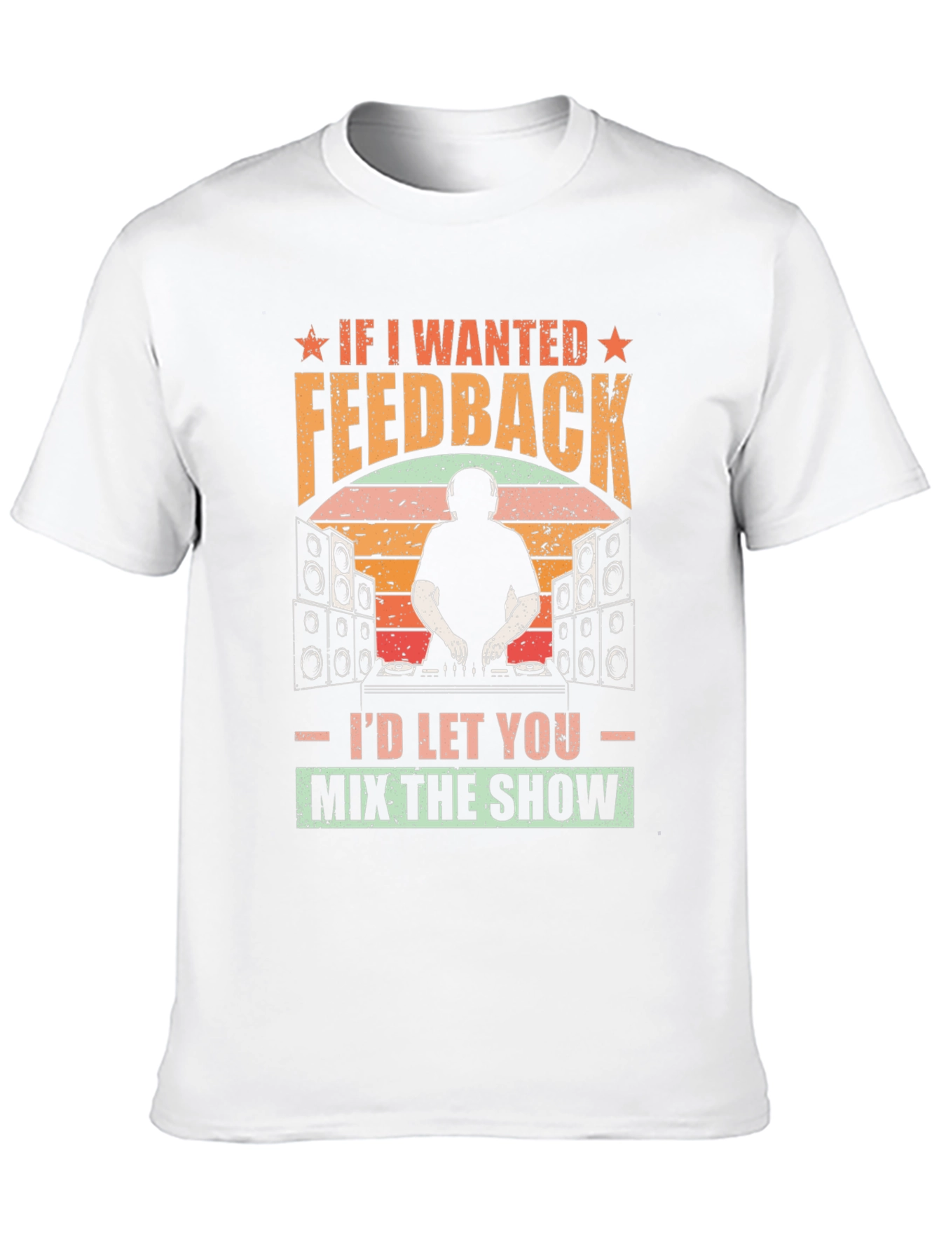 DJ Feedback Graphic T-Shirt - Music Lover Tee