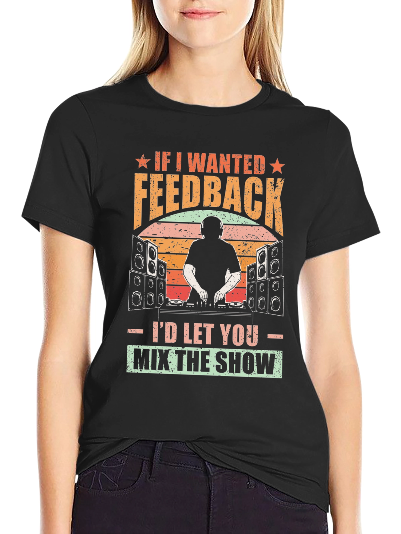 DJ Feedback Graphic T-Shirt - Music Lover Tee