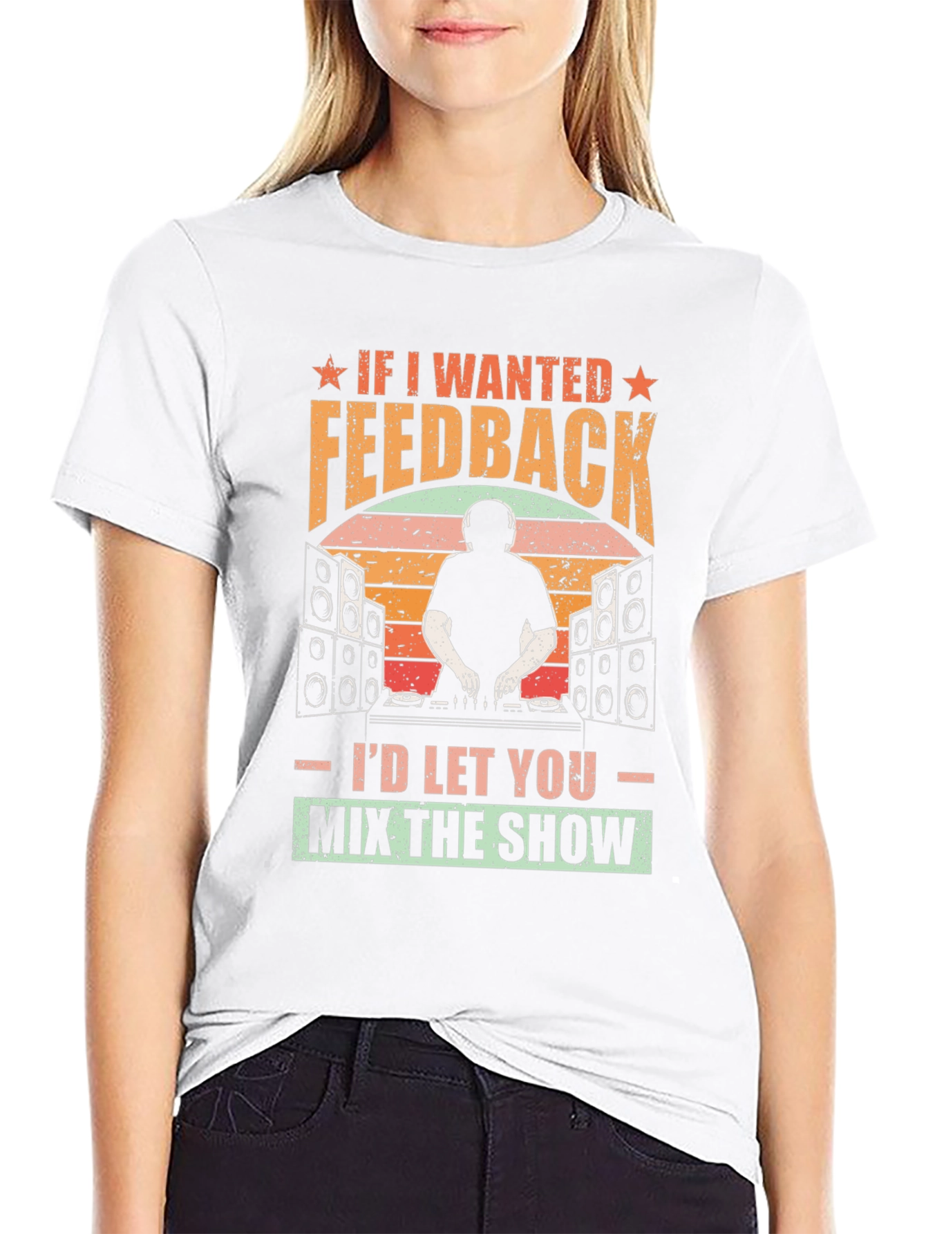 DJ Feedback Graphic T-Shirt - Music Lover Tee