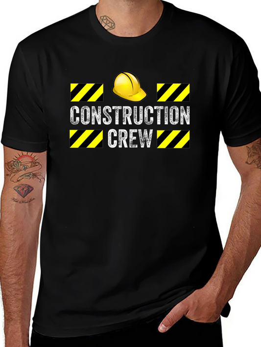 Construction Crew T-Shirt - Hard Hat Graphic Tee
