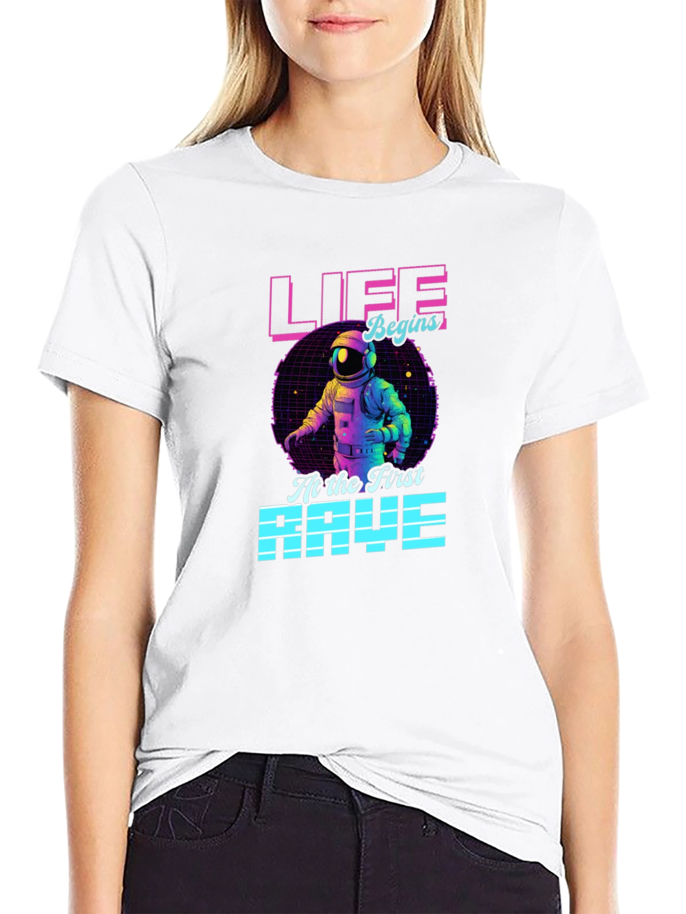 Life Begins At The First Rave T-Shirt