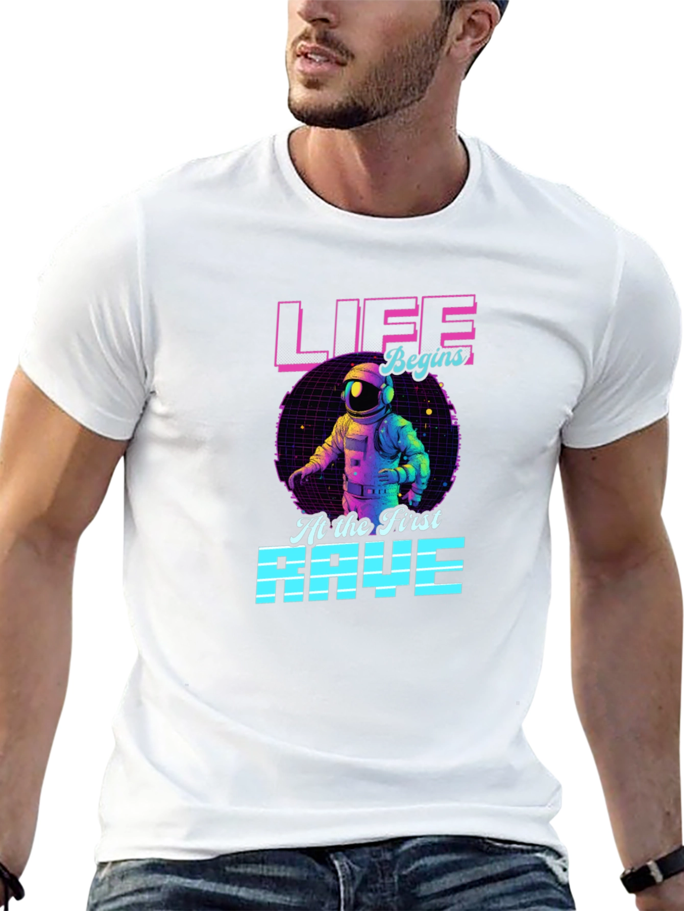 Life Begins At The First Rave T-Shirt