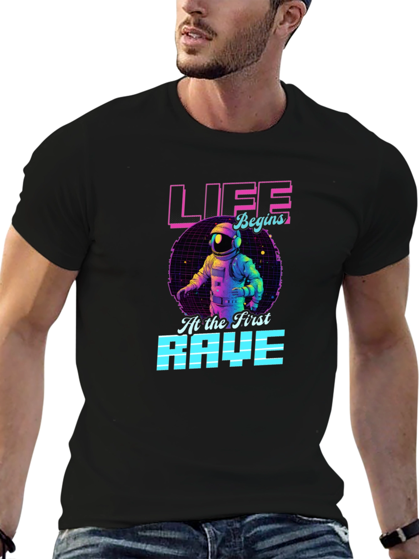 Life Begins At The First Rave T-Shirt