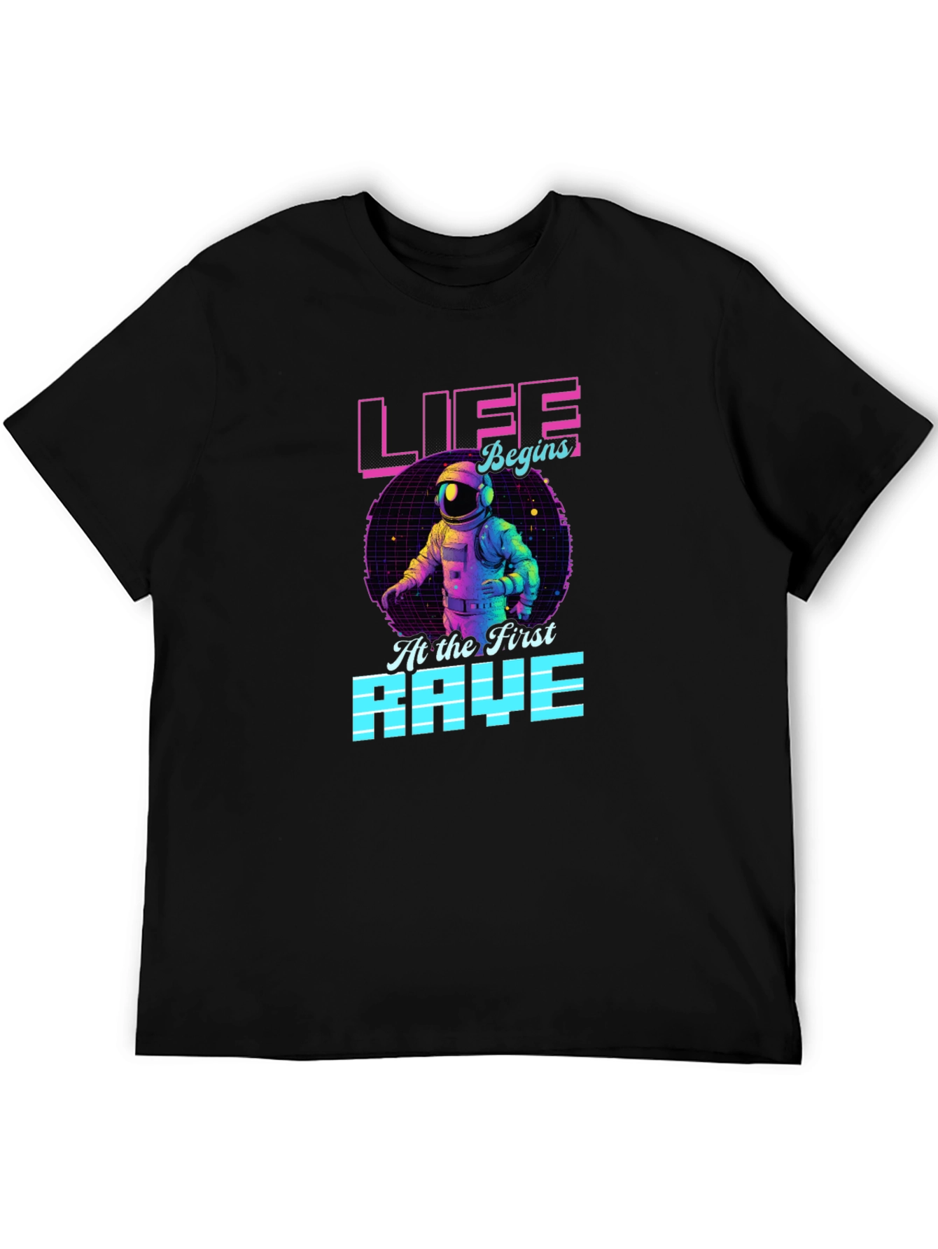Life Begins At The First Rave T-Shirt