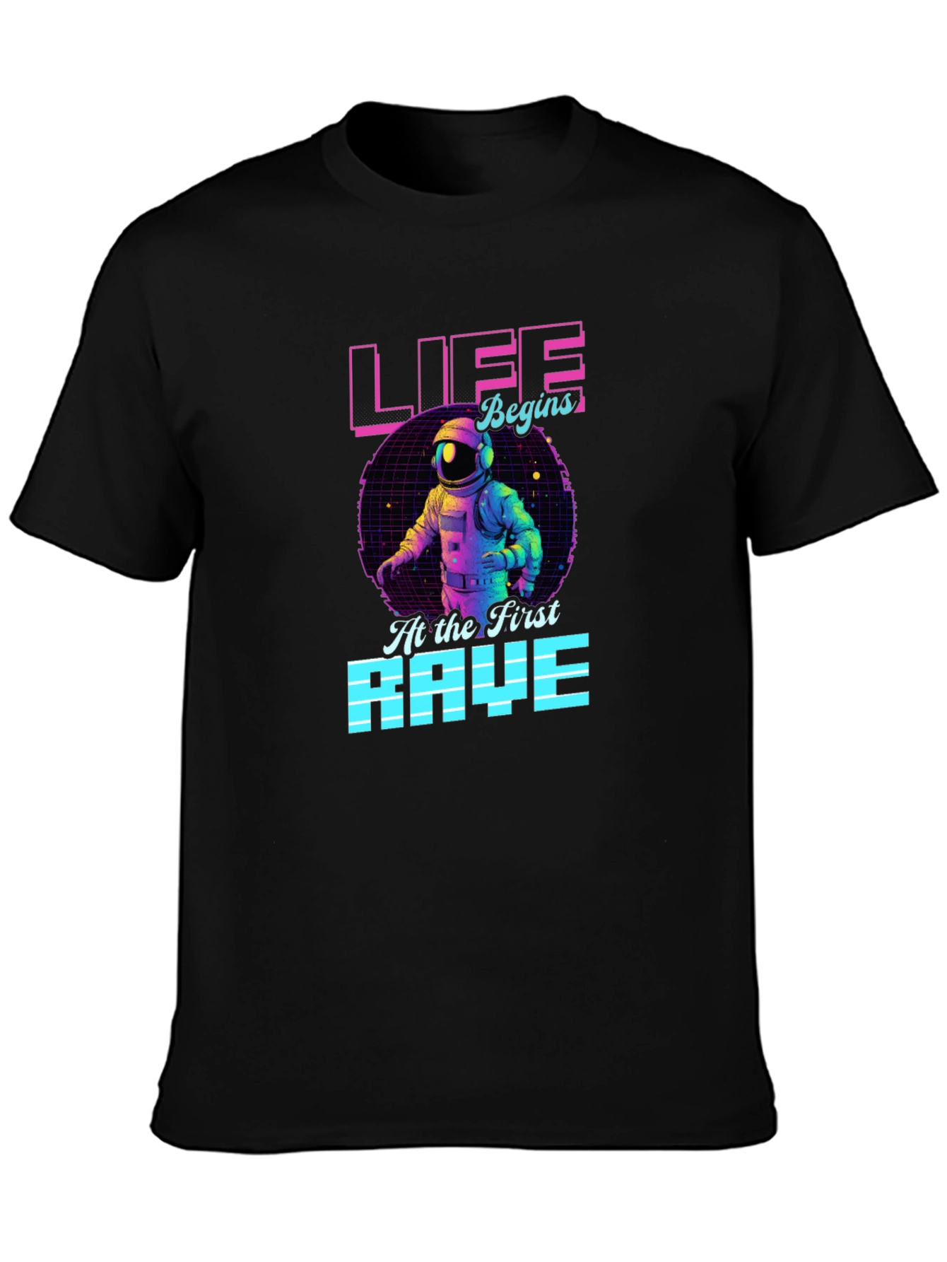 Life Begins At The First Rave T-Shirt