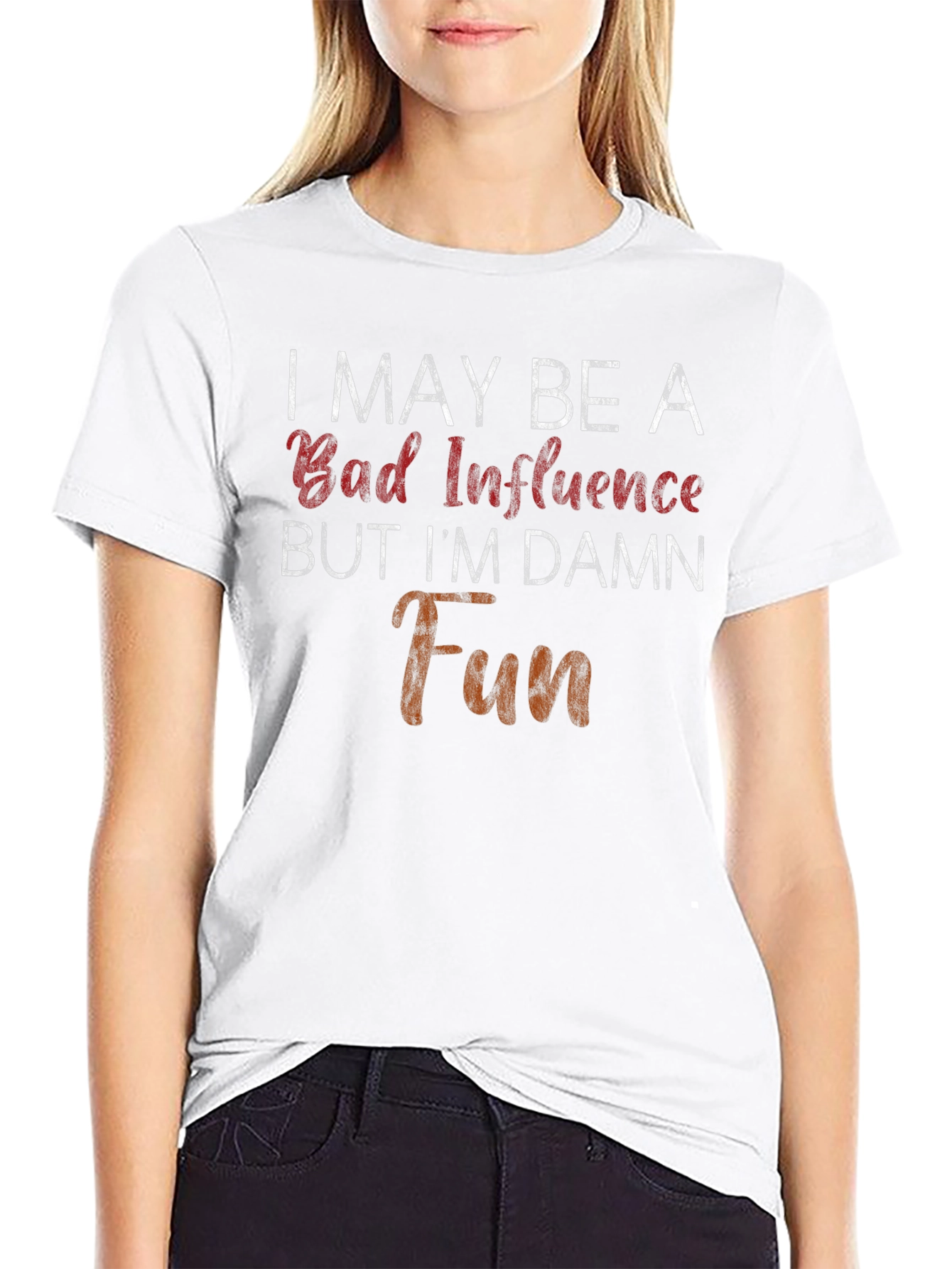 Bad Influence Damn Fun Graphic Tee - Mens