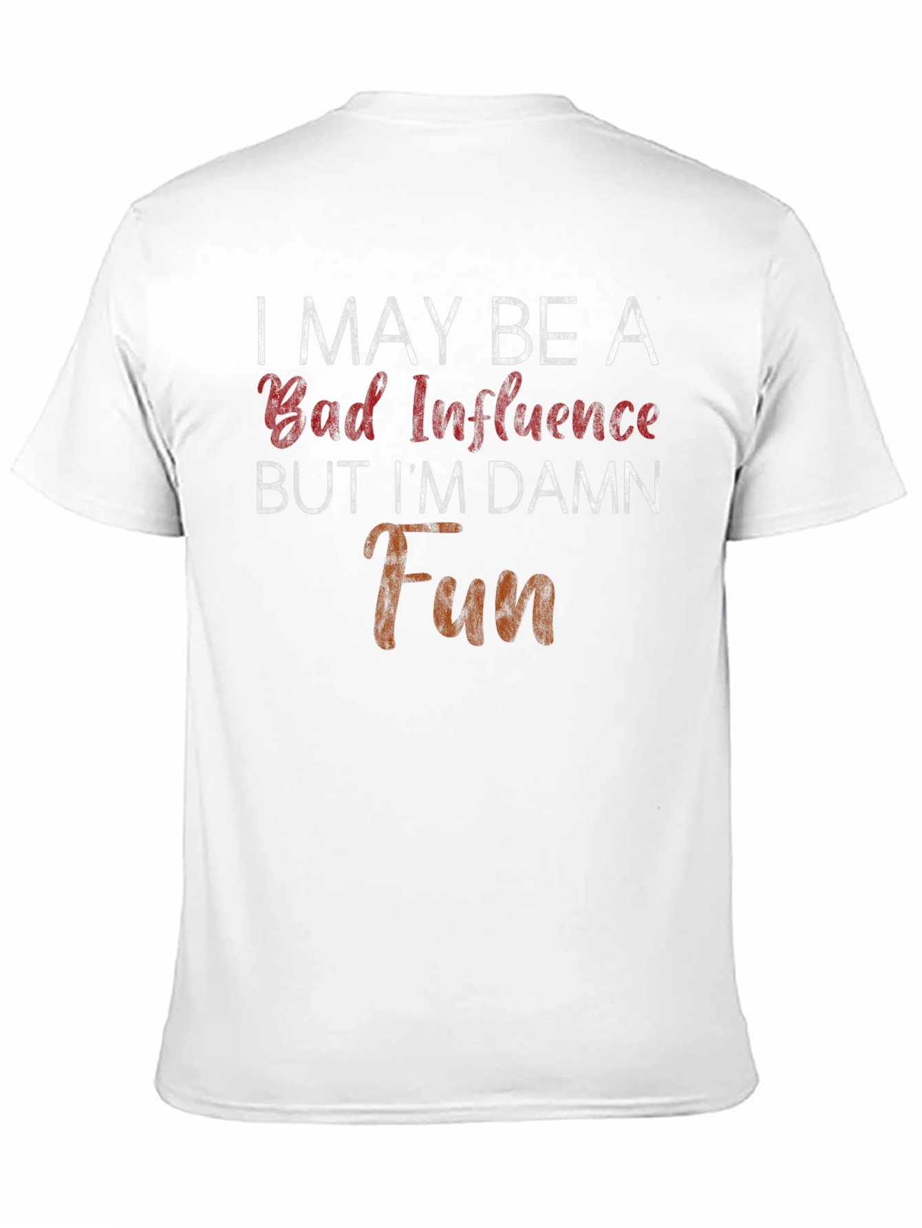 Bad Influence Damn Fun Graphic Tee - Mens