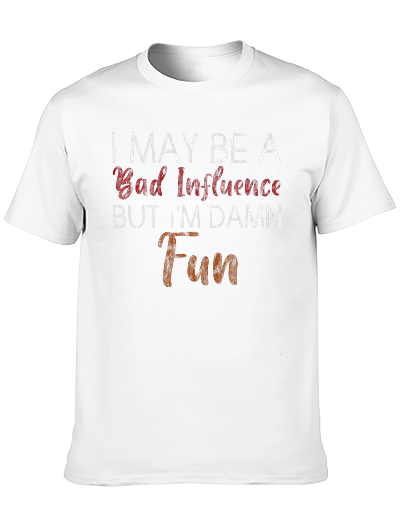 Bad Influence Damn Fun Graphic Tee - Mens