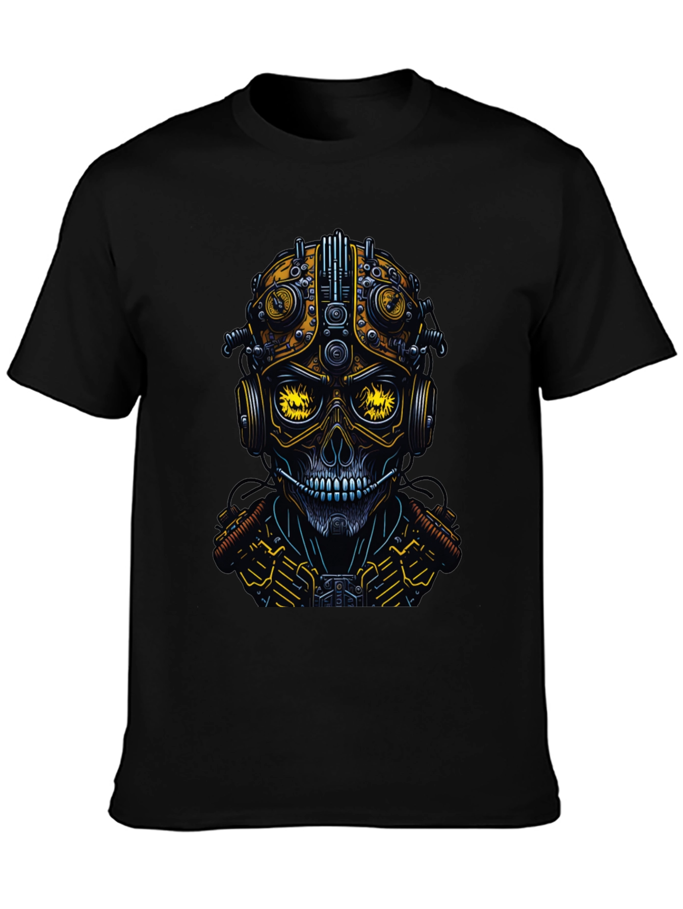 Steampunk Skull T-Shirt - Cyberpunk Style