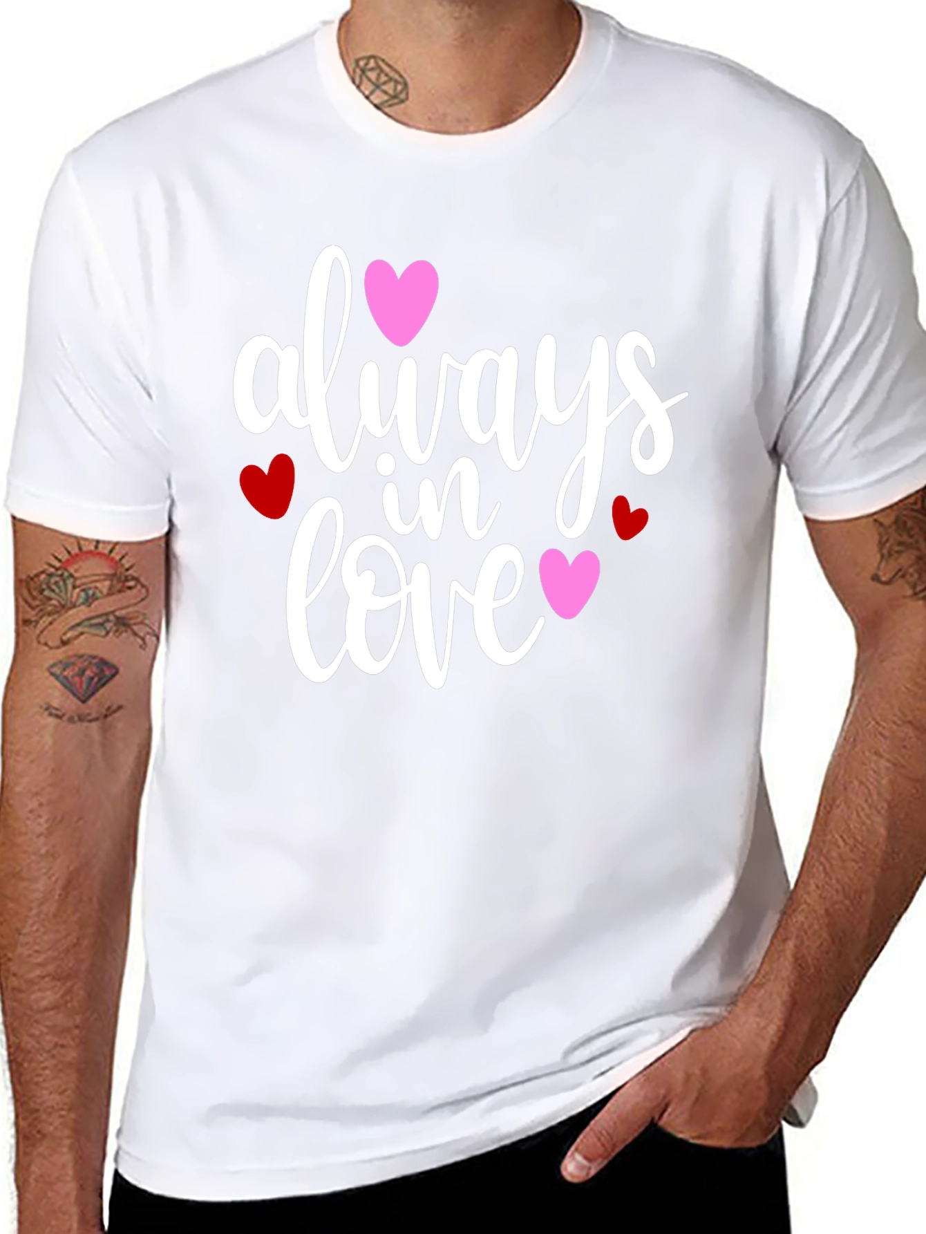 Always in Love Graphic Tee - Valentines Day Gift