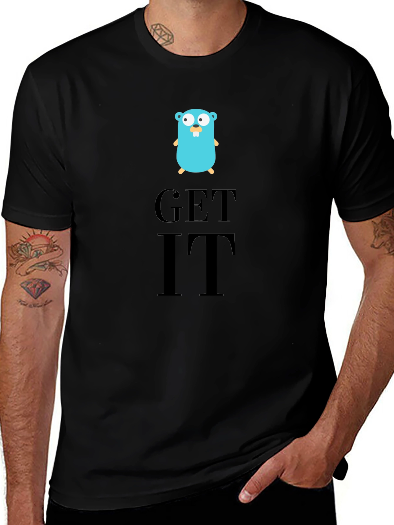 Get It Go Gopher T-Shirt - Black