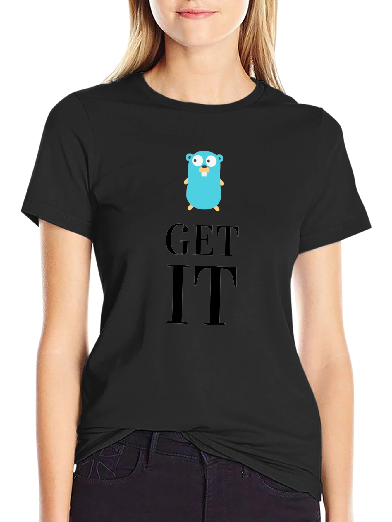 Get It Go Gopher T-Shirt - Black