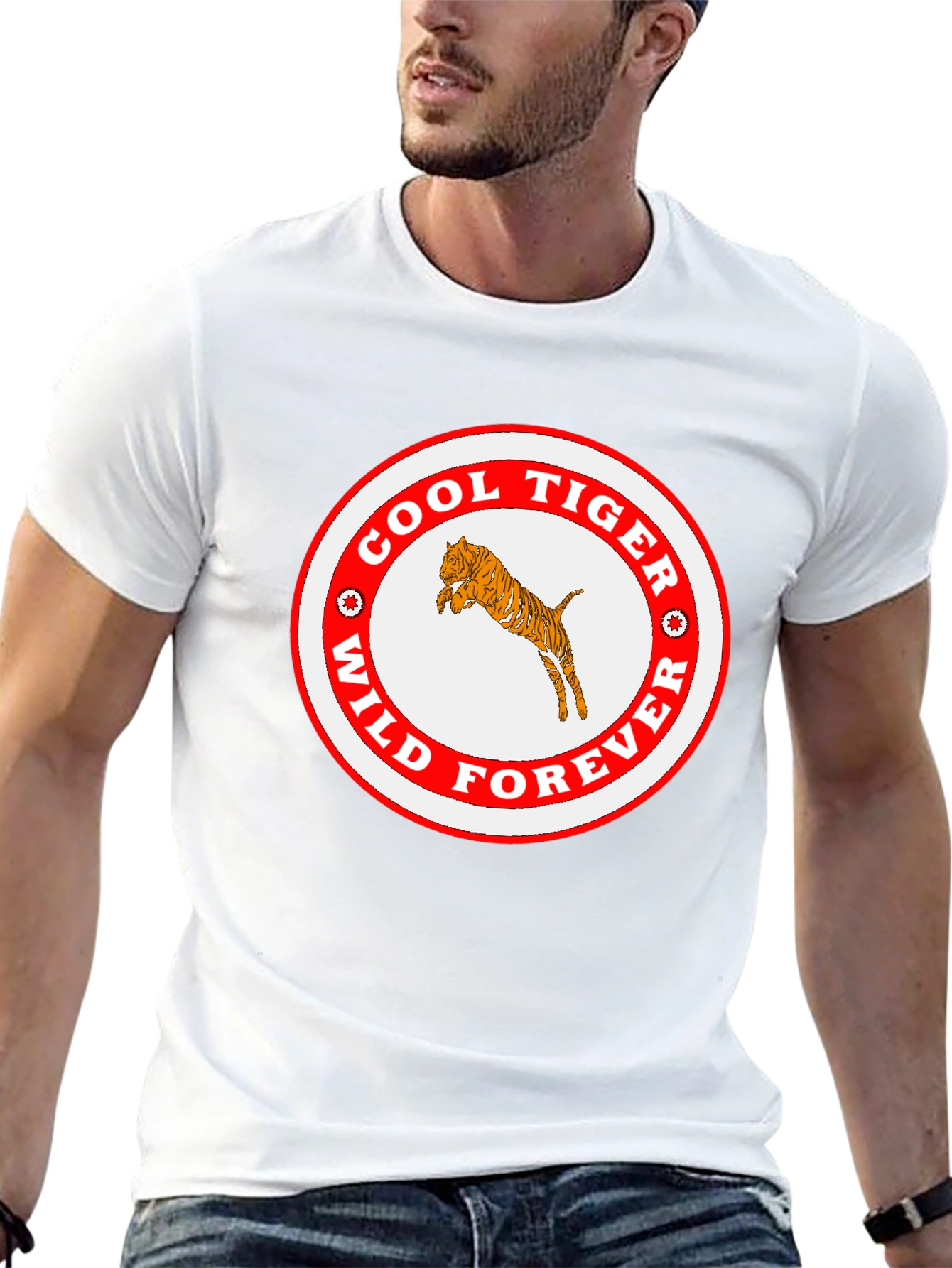 Cool Tiger Wild Forever Graphic Tee
