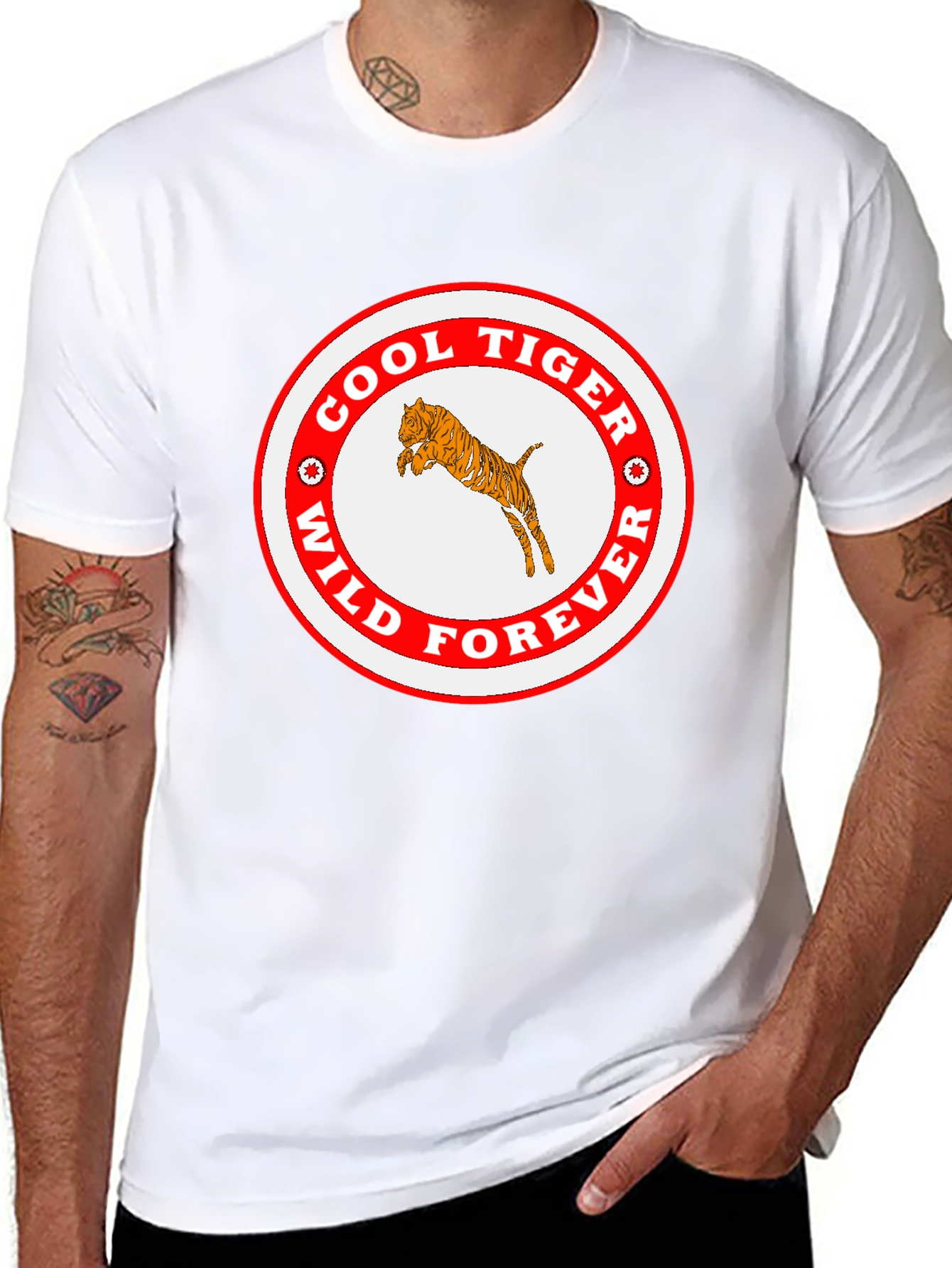 Cool Tiger Wild Forever Graphic Tee