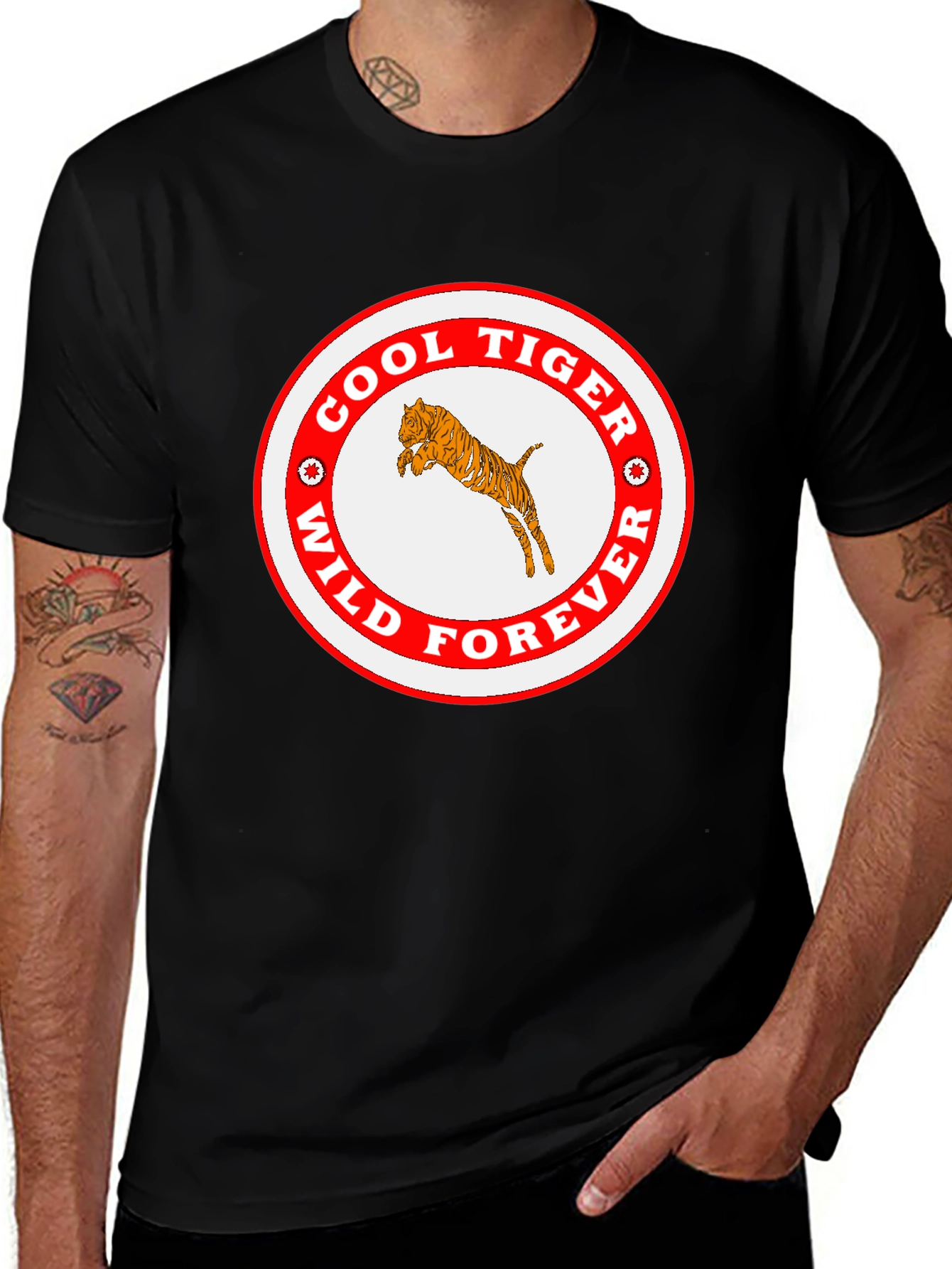 Cool Tiger Wild Forever Graphic Tee