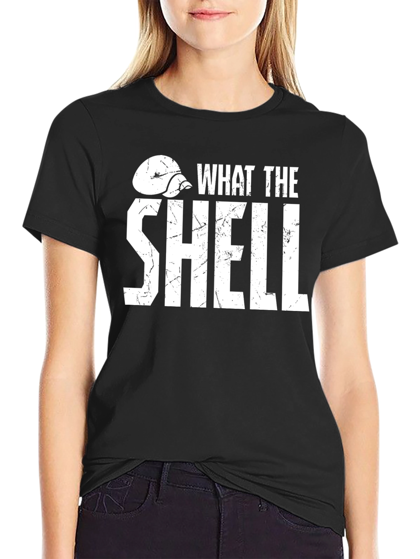 What the Shell Graphic T-Shirt - Funny Novelty Tee