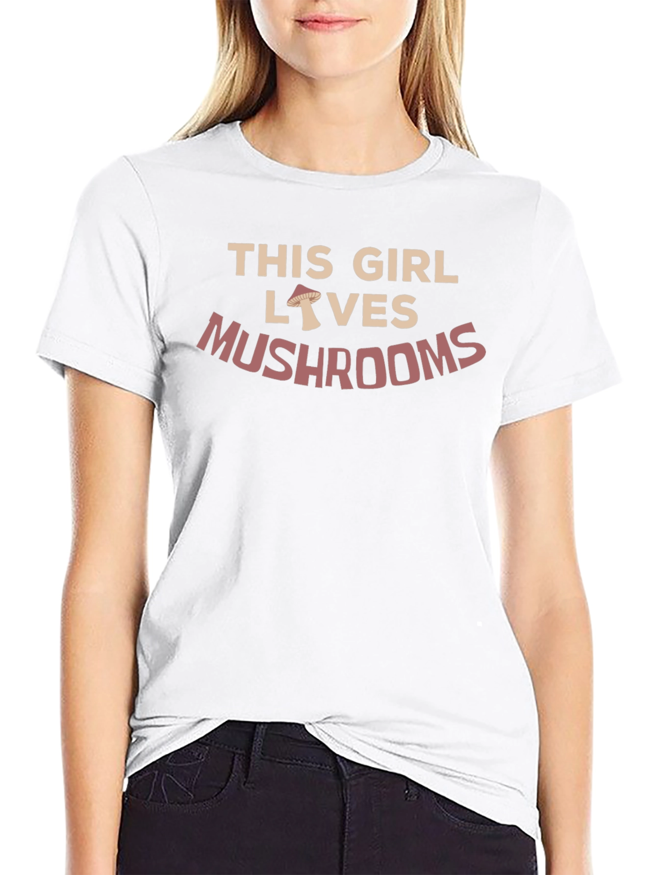 This Girl Loves Mushrooms T-Shirt