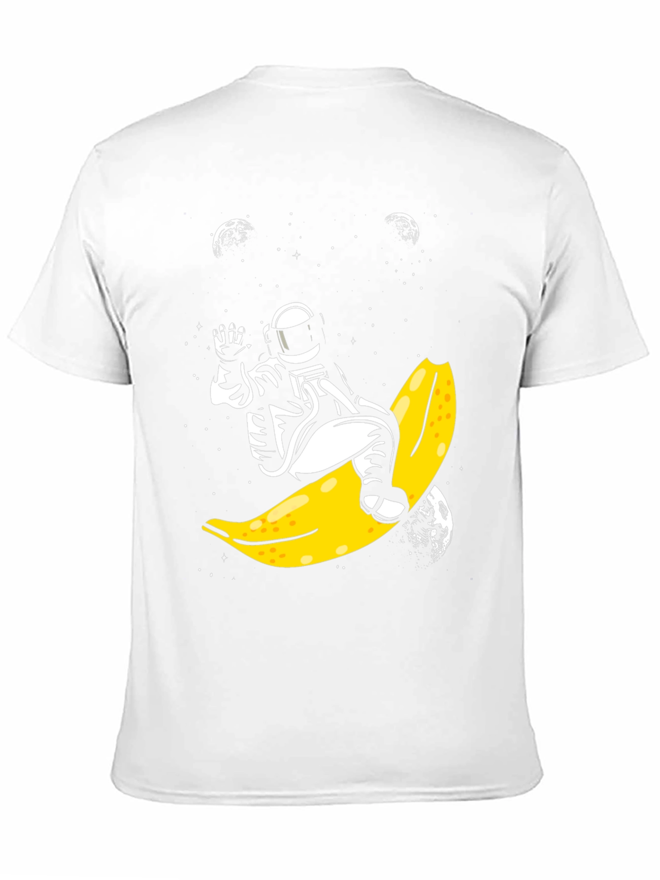 Astronaut Banana Ride Graphic Tee