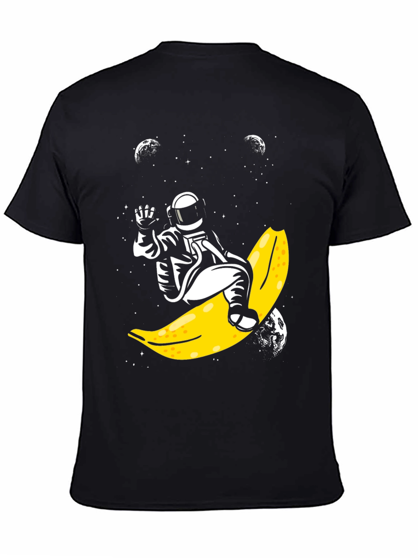 Astronaut Banana Ride Graphic Tee