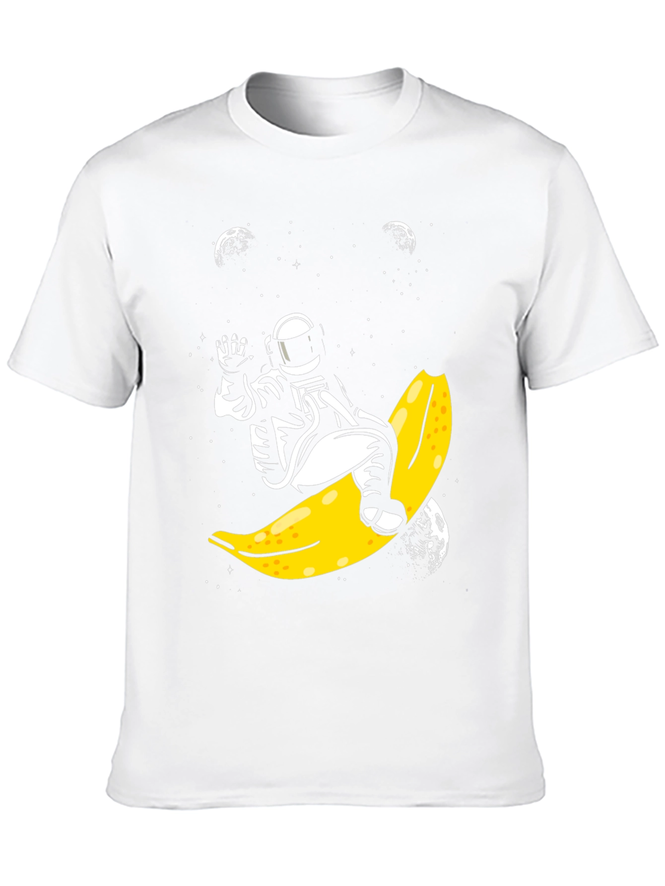 Astronaut Banana Ride Graphic Tee