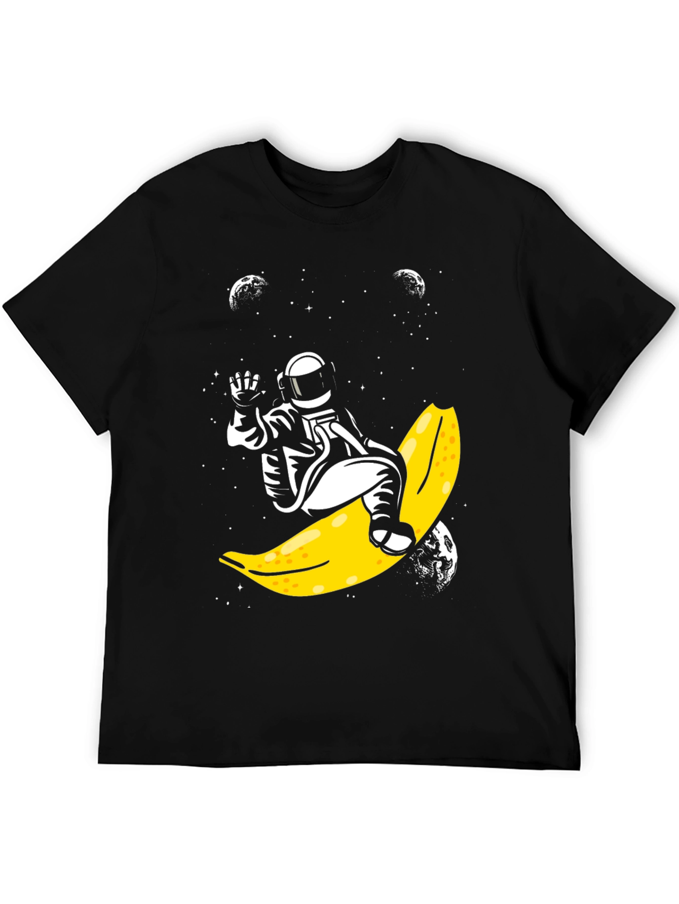 Astronaut Banana Ride Graphic Tee