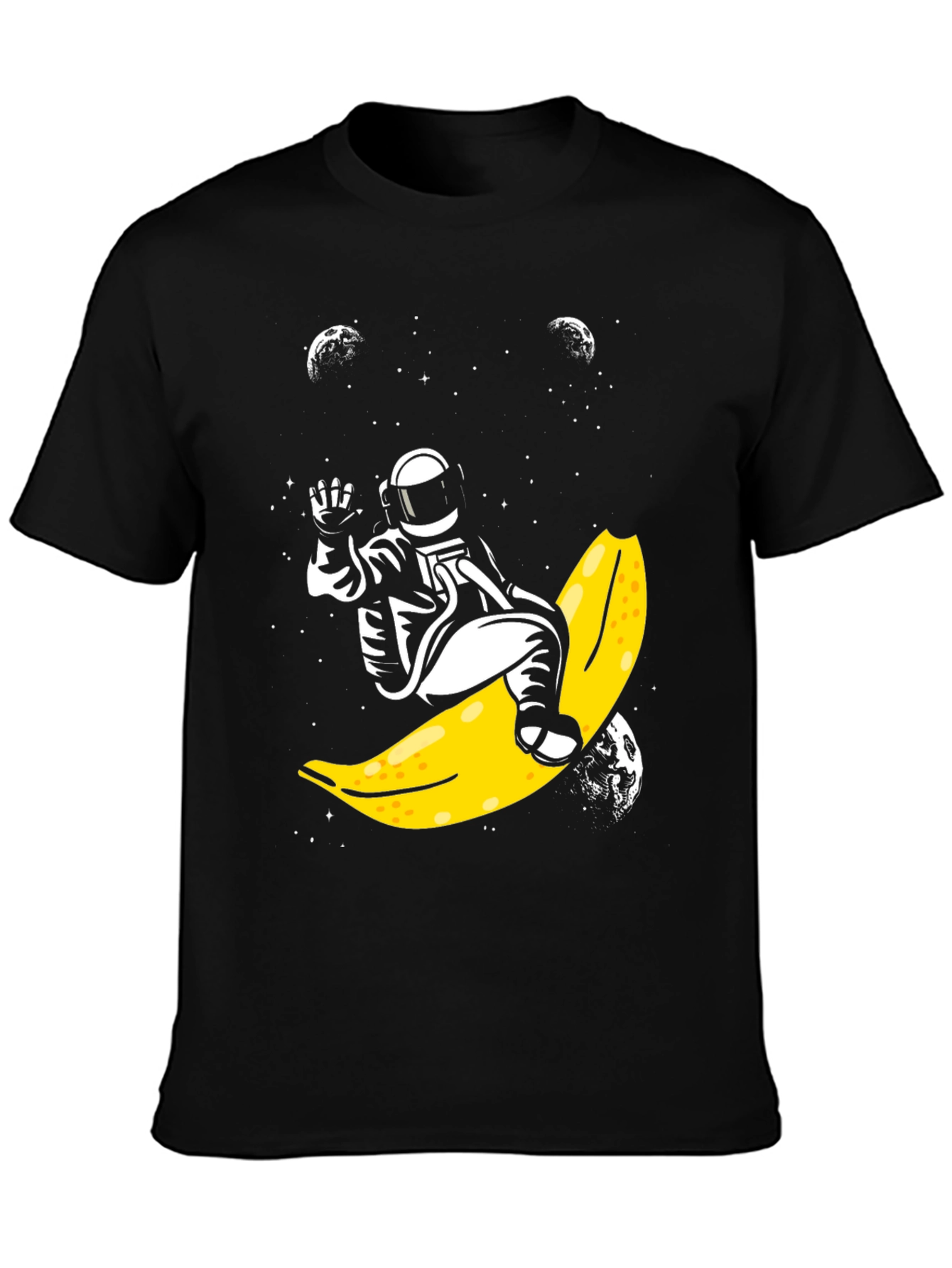 Astronaut Banana Ride Graphic Tee