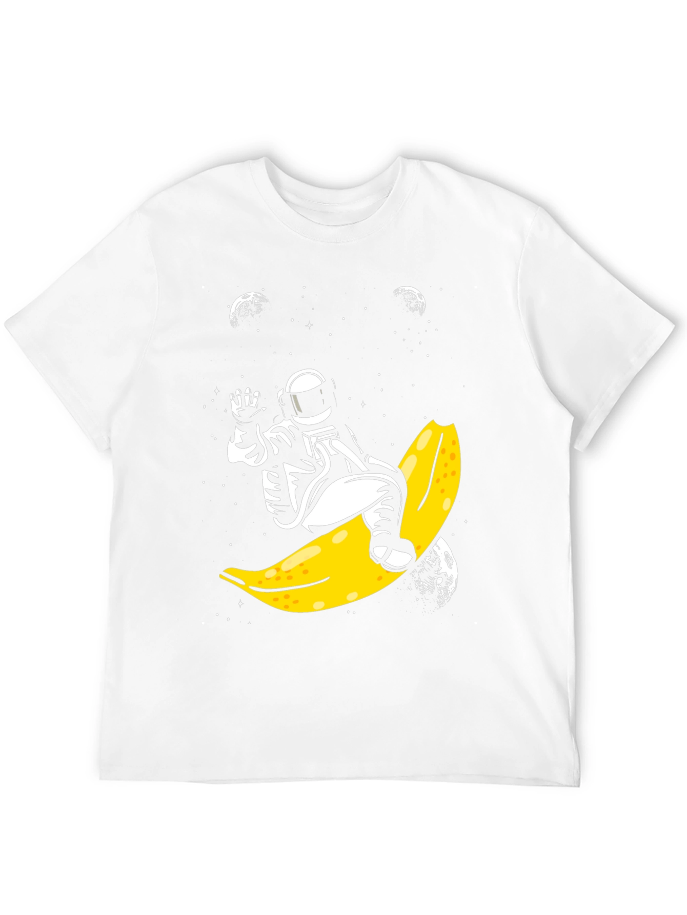 Astronaut Banana Ride Graphic Tee